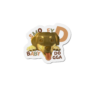 Adorable Dog Die-Cut Magnet, Funny Dog Magnets, Pet Lover Gift, Cute Refrigerator Magnet, Dog Mom/Dad Decor