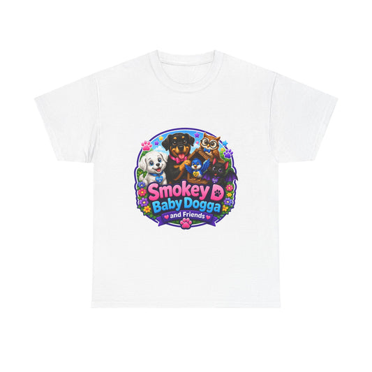 Smokey D Baby Dogga Awaits Mail Lady Ronnie T-Shirt – Gildan 5000 Heavy Cotton Tee