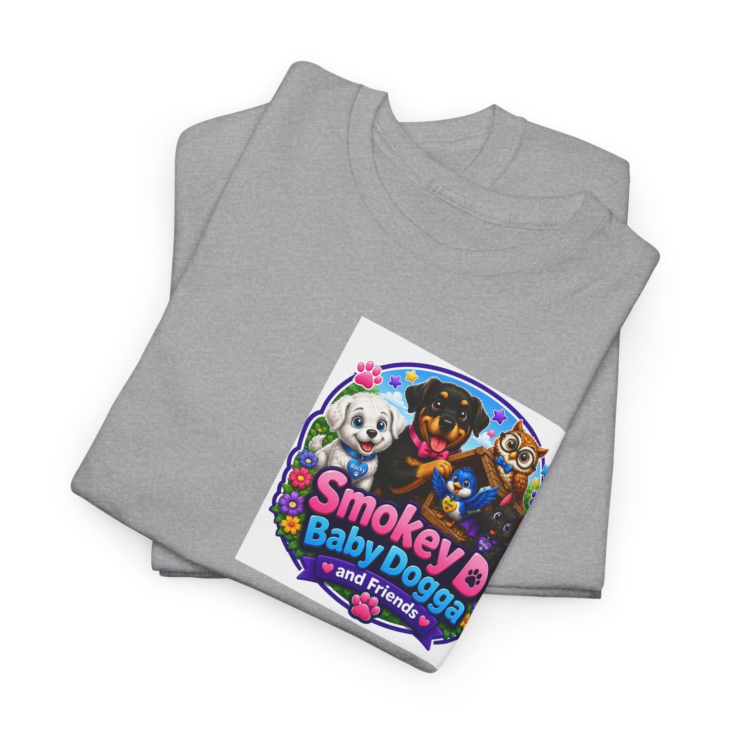 Smokey D Baby Dogga Magical Forest Unisex Heavy Cotton T-Shirt