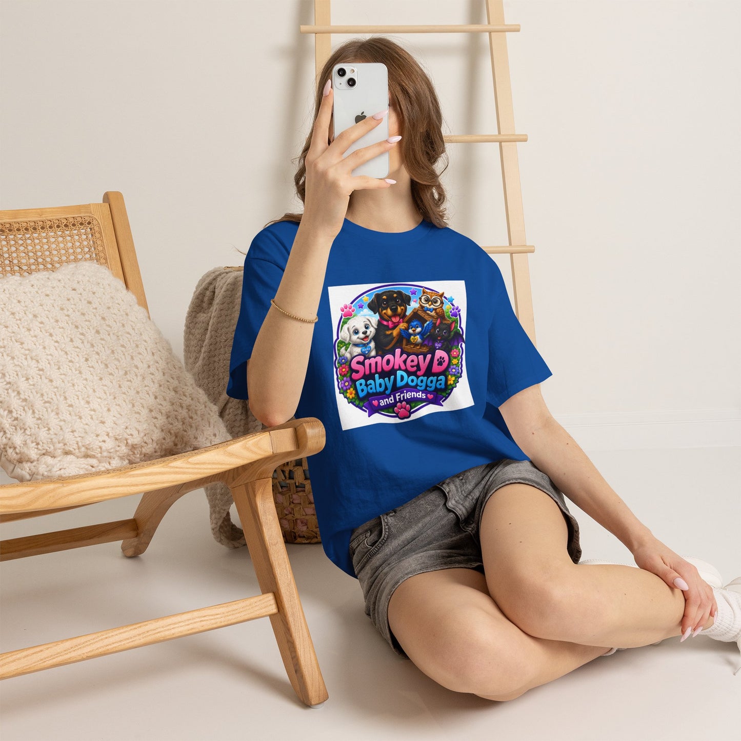 Smokey D Baby Dogga Moon Mission Unisex Heavy Cotton T-Shirt