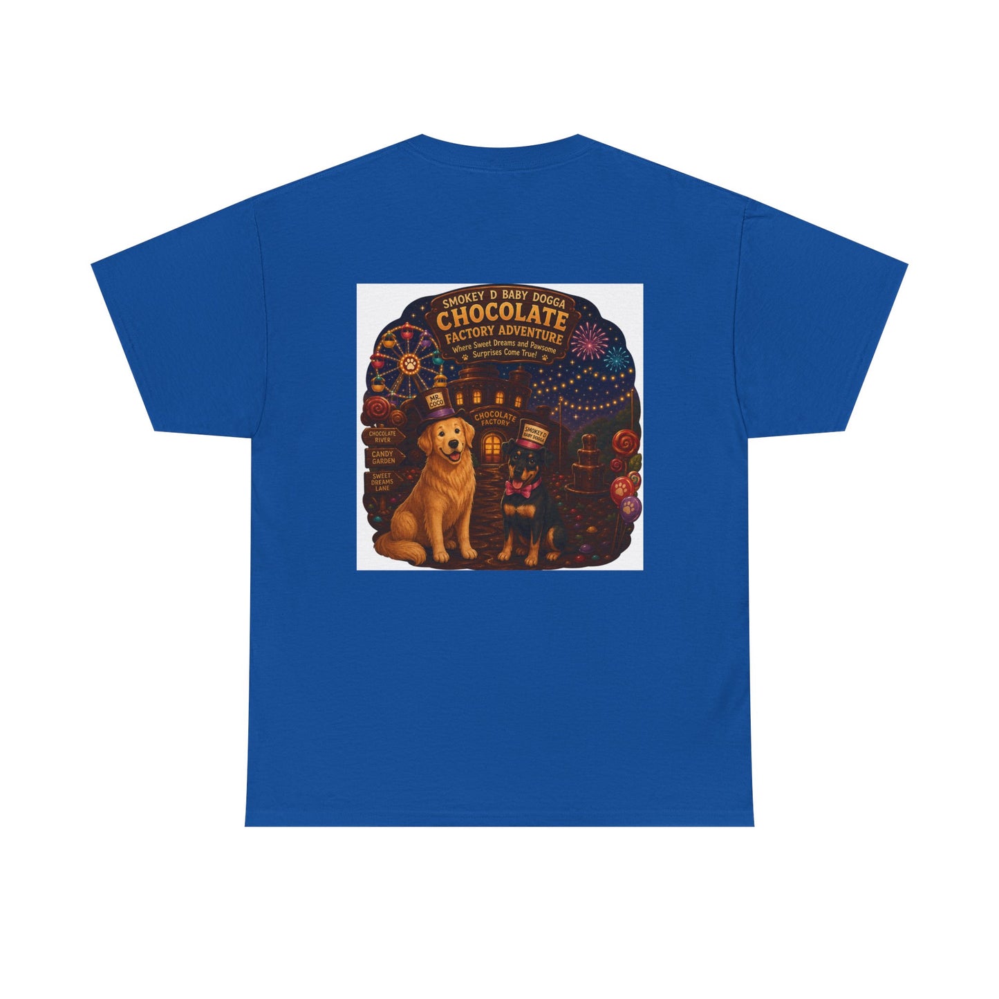 Smokey D Baby Dogga Chocolate Factory Unisex Heavy Cotton T-Shirt