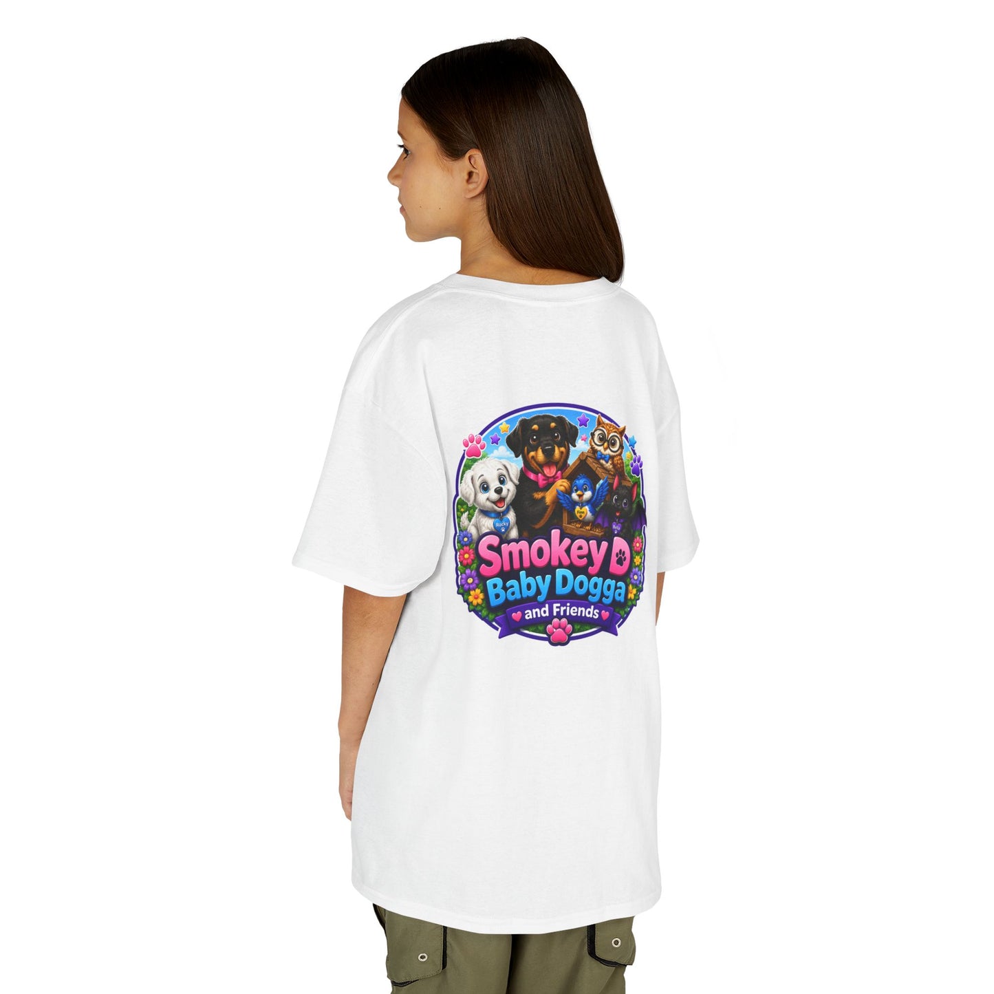 Smokey D Baby Dogga's Amazing Trip Around the World – Kids Heavy Cotton™ T-Shirt