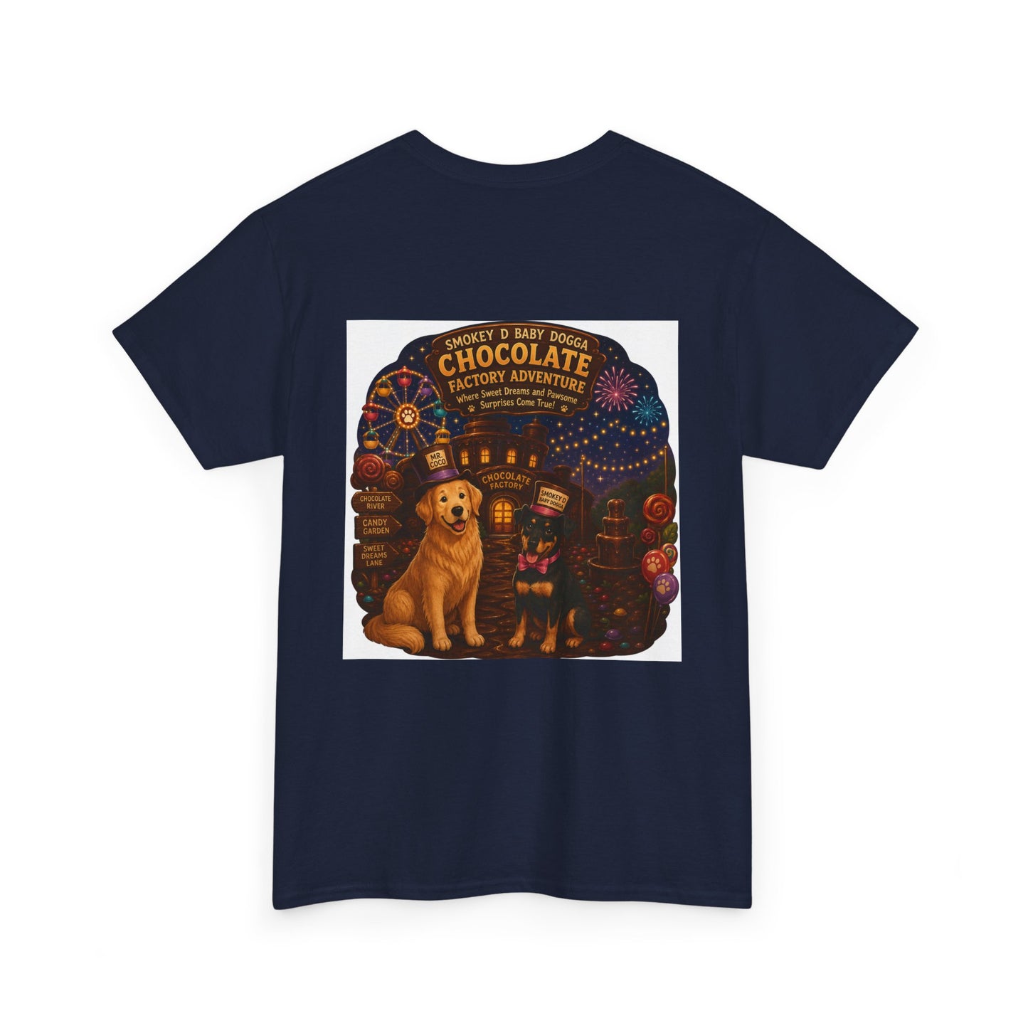 Smokey D Baby Dogga Chocolate Factory Unisex Heavy Cotton T-Shirt
