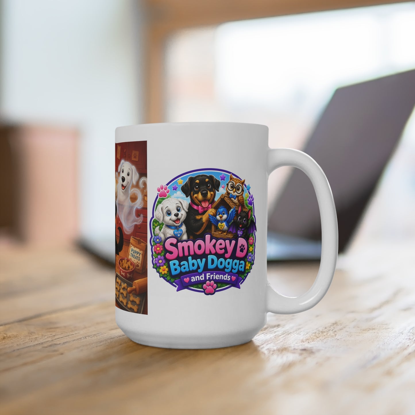 Smokey D Baby Dogga's Cooking Adventure Mug – 15oz | Fun Baking & Cupcake Coffee Mug