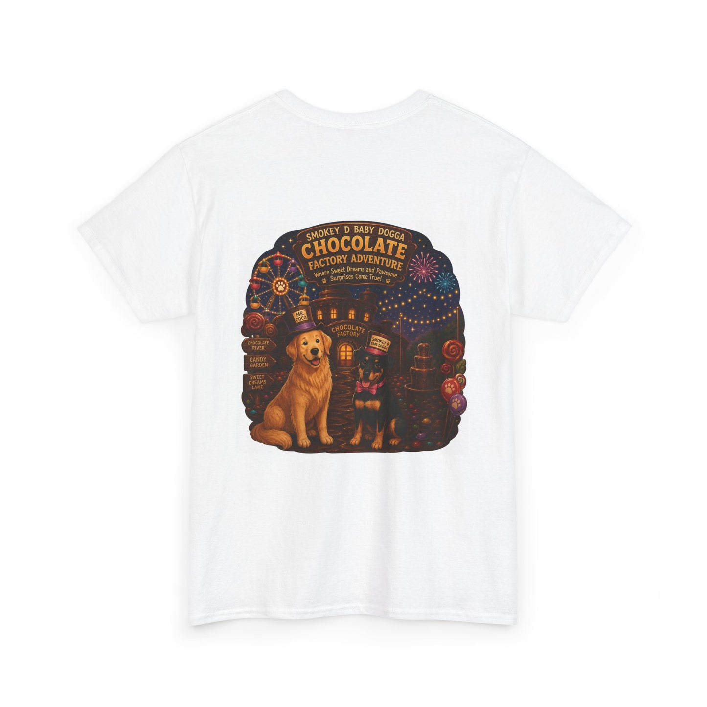 Smokey D Baby Dogga Chocolate Factory Unisex Heavy Cotton T-Shirt