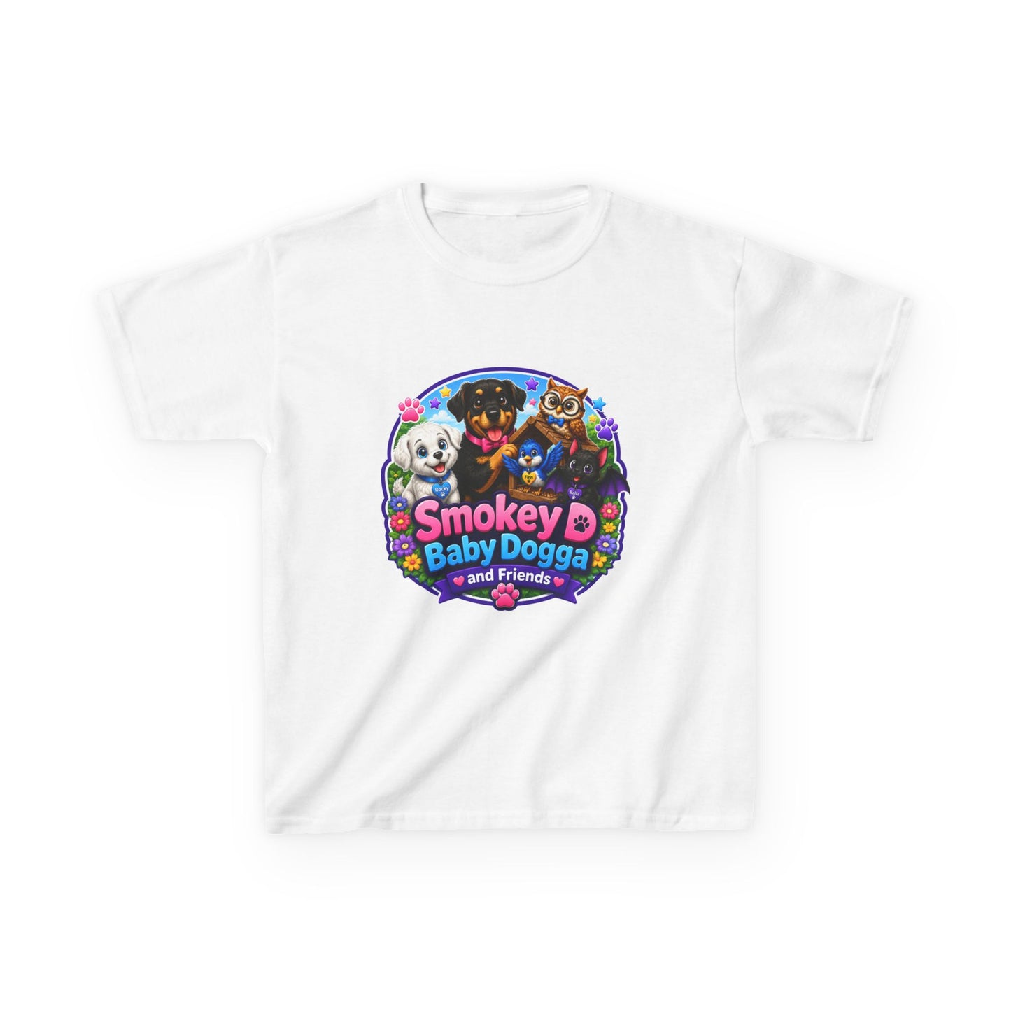 Smokey D Baby Dogga Chocolate Factory Kids Heavy Cotton Tee – Fun Children’s Graphic T-Shirt