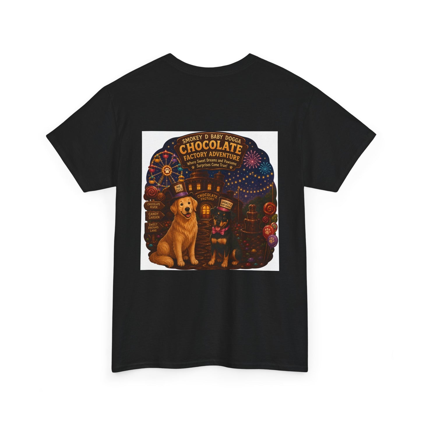 Smokey D Baby Dogga Chocolate Factory Unisex Heavy Cotton T-Shirt