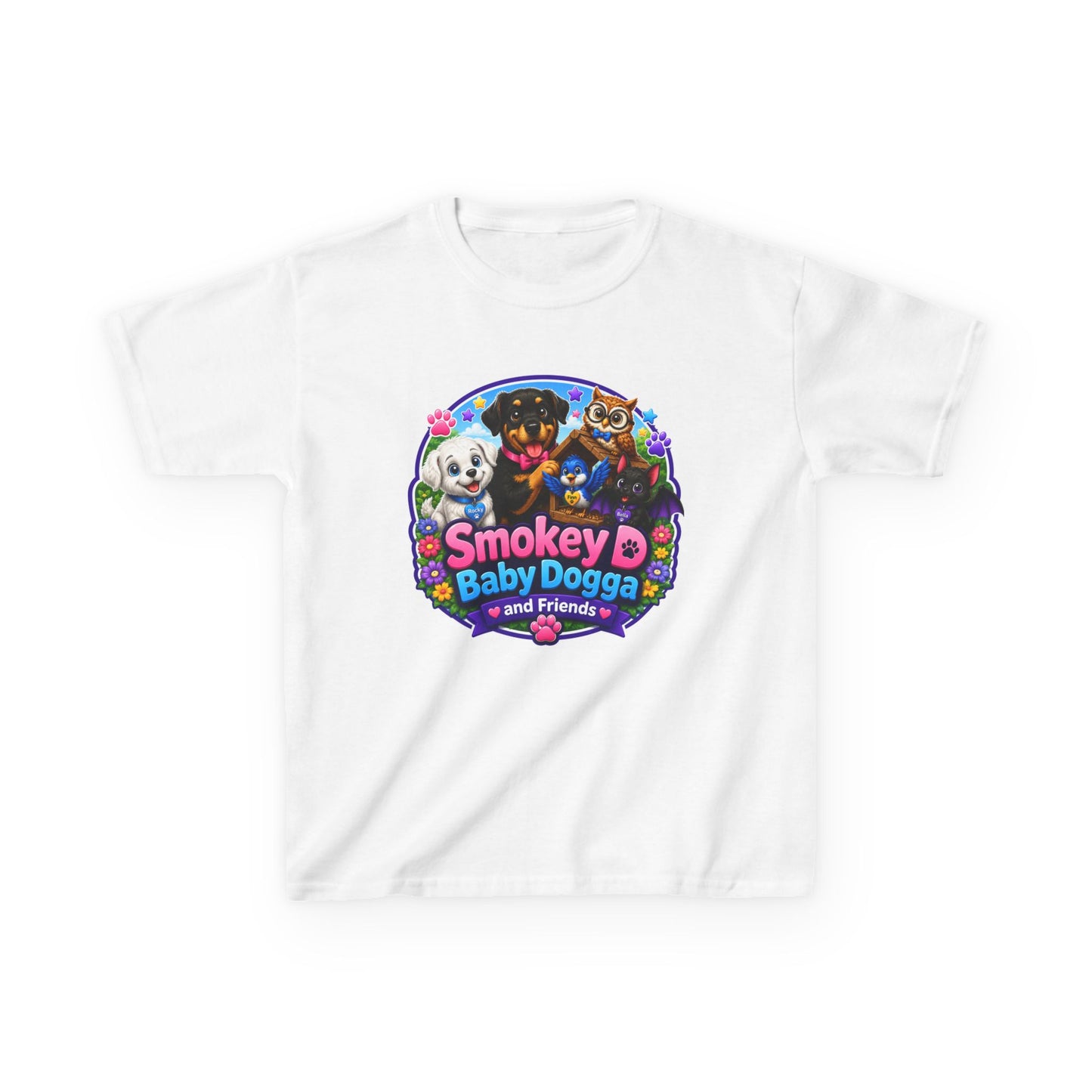 Smokey D Baby Dogga’s Cooking Adventure Youth T-Shirt – Gildan 5000B Heavy Cotton Tee