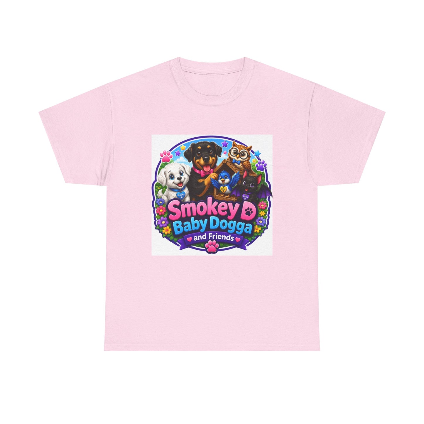 Smokey D Baby Dogga's Cooking Adventure T-Shirt – Gildan 5000 Heavy Cotton Tee