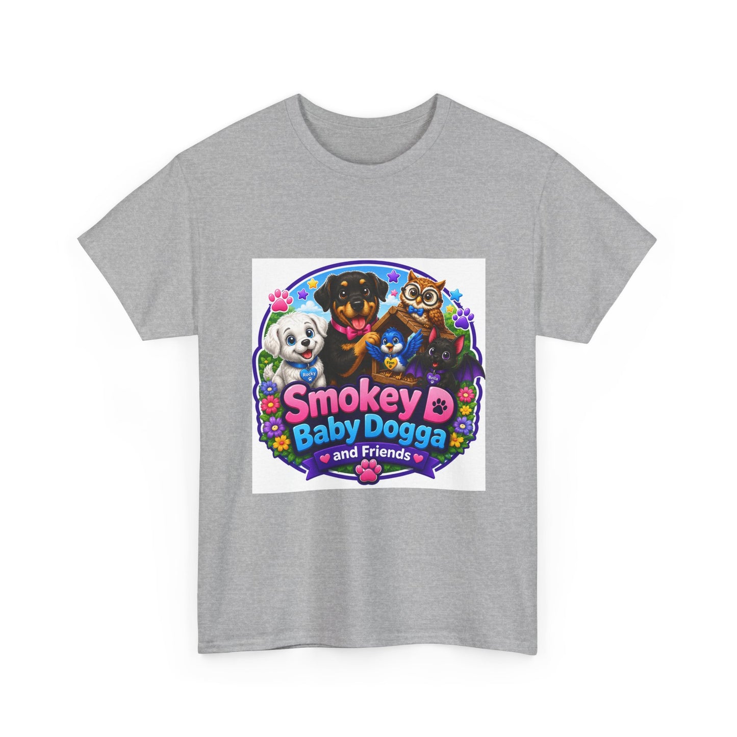 Smokey D Baby Dogga Awaits Mail Lady Ronnie T-Shirt – Gildan 5000 Heavy Cotton Tee