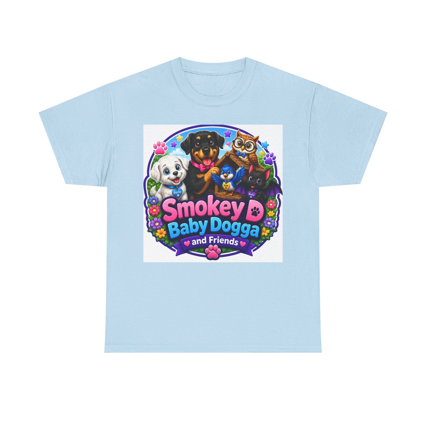 Smokey D Baby Dogga’s Lake Adventure T-Shirt – Gildan 5000 Heavy Cotton Tee