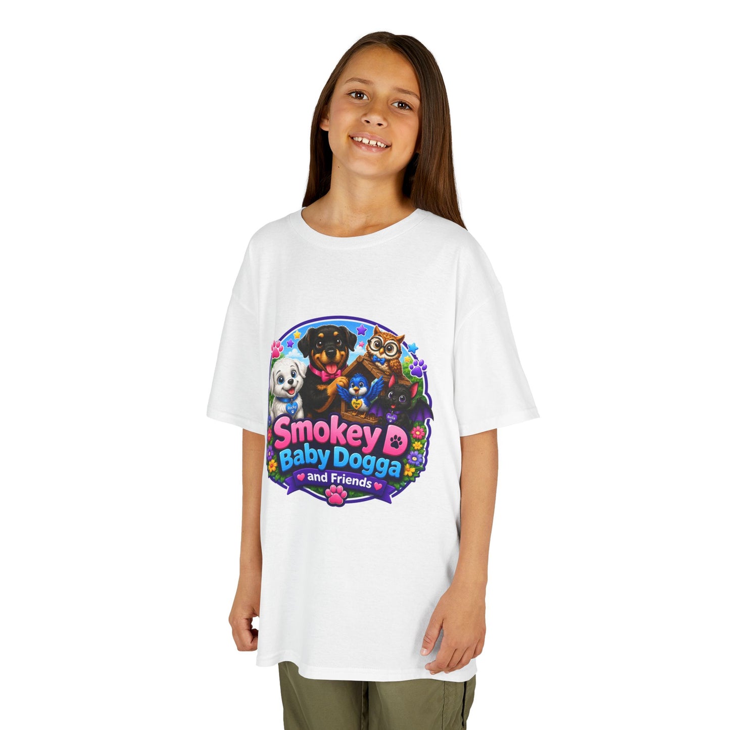 Smokey D Baby Dogga Chocolate Factory Kids Heavy Cotton Tee – Fun Children’s Graphic T-Shirt