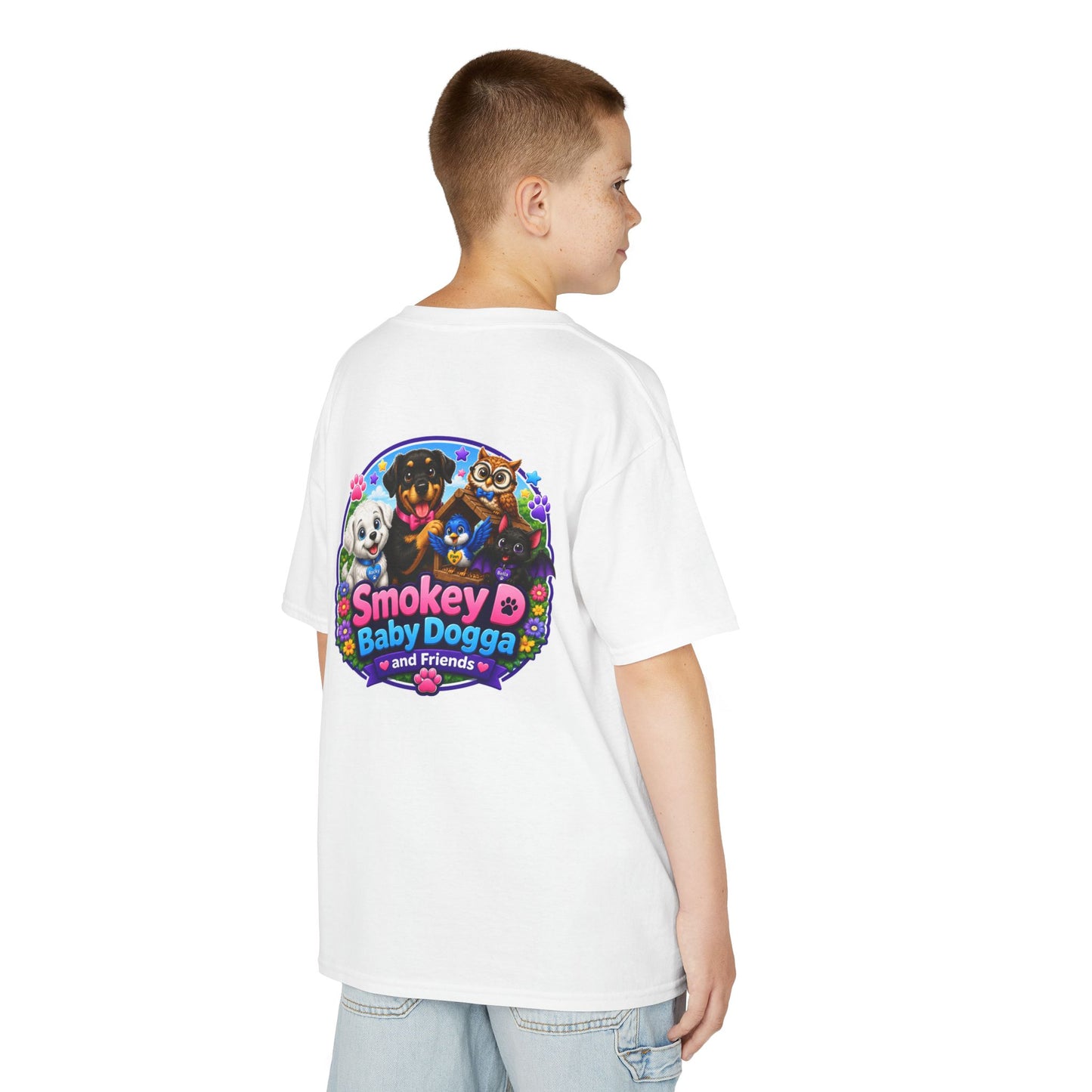 Smokey D Baby Dogga's Amazing Trip Around the World – Kids Heavy Cotton™ T-Shirt