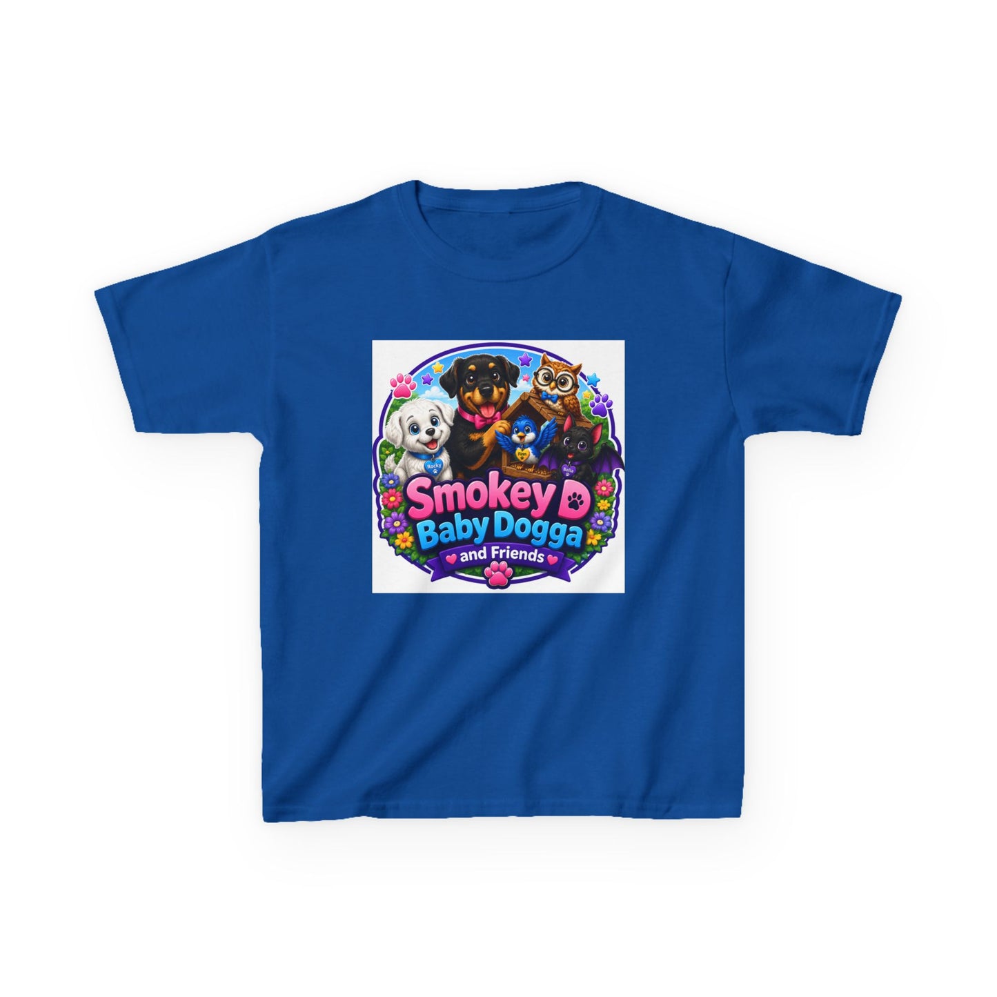 Smokey D Baby Dogga’s Cooking Adventure Youth T-Shirt – Gildan 5000B Heavy Cotton Tee