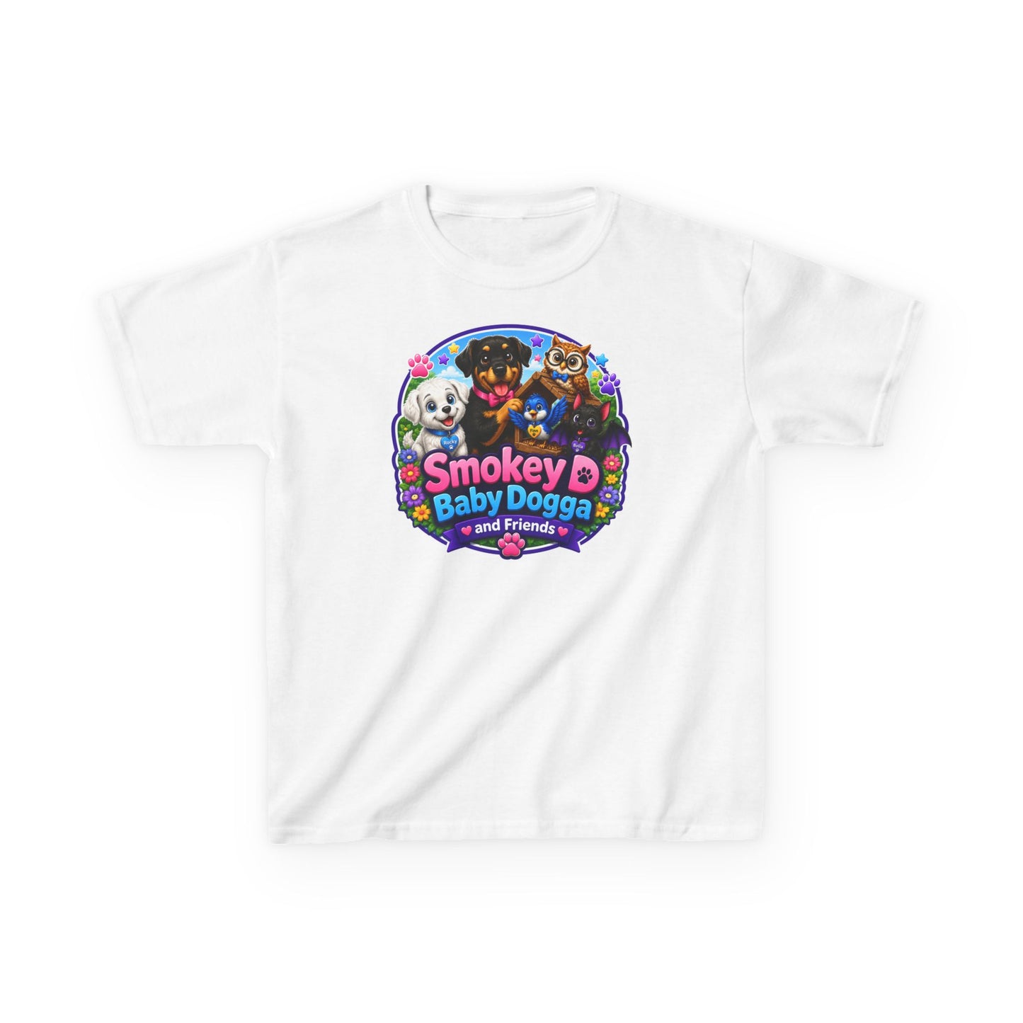 Smokey D Baby Dogga’s Lake Adventure Youth T-Shirt – Gildan 5000B Heavy Cotton Tee
