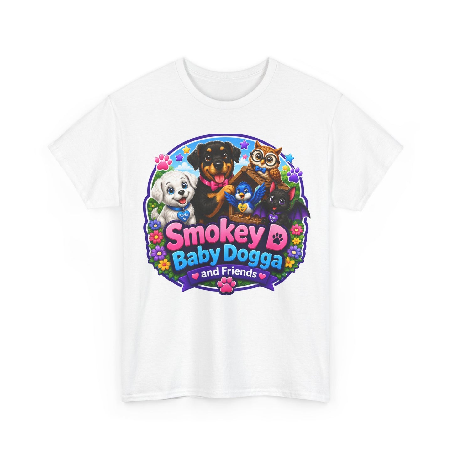 Smokey D Baby Dogga’s Lake Adventure T-Shirt – Gildan 5000 Heavy Cotton Tee