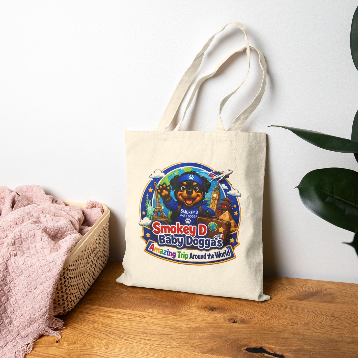 Smokey D Baby Dogga’s Amazing Trip Around the World Tote Bag