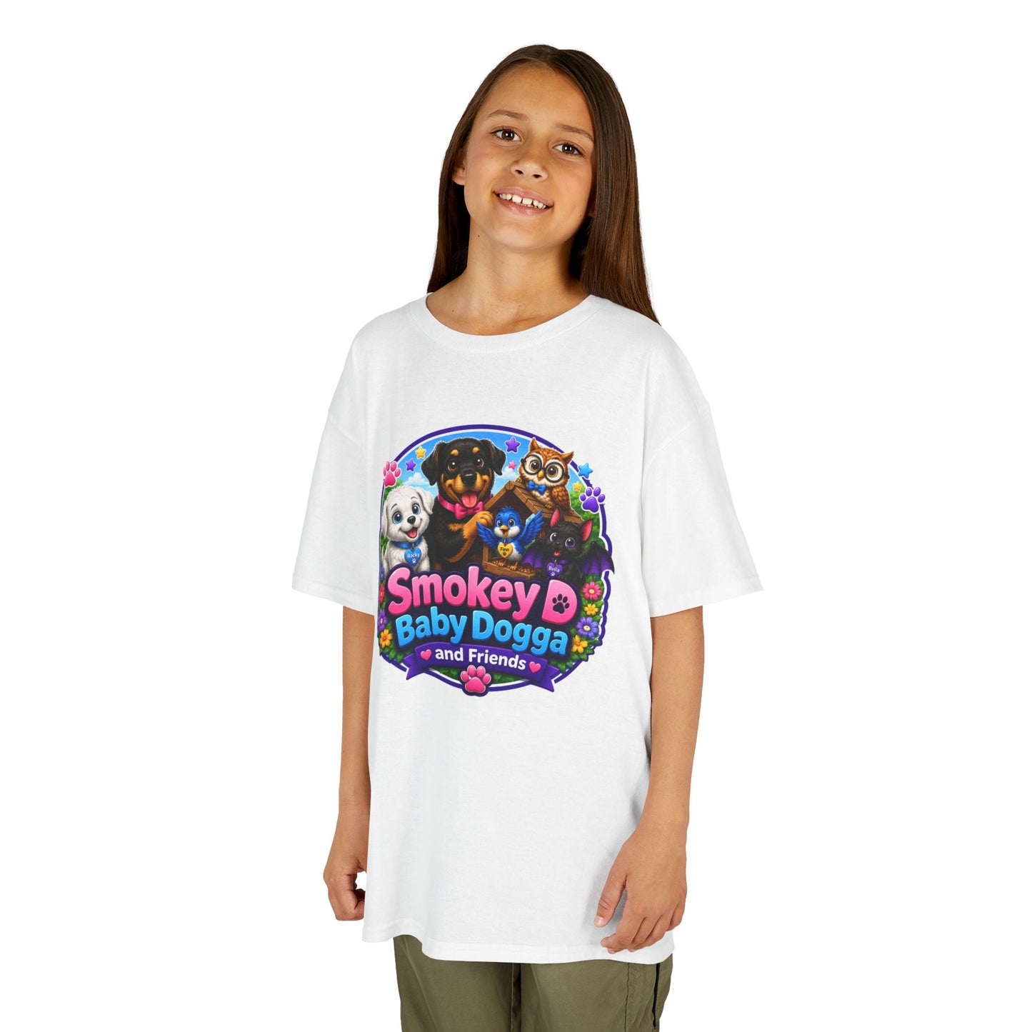 Smokey D Baby Dogga Awaits Mail Lady Ronnie Youth T-Shirt – Gildan 8000B DryBlend® Tee