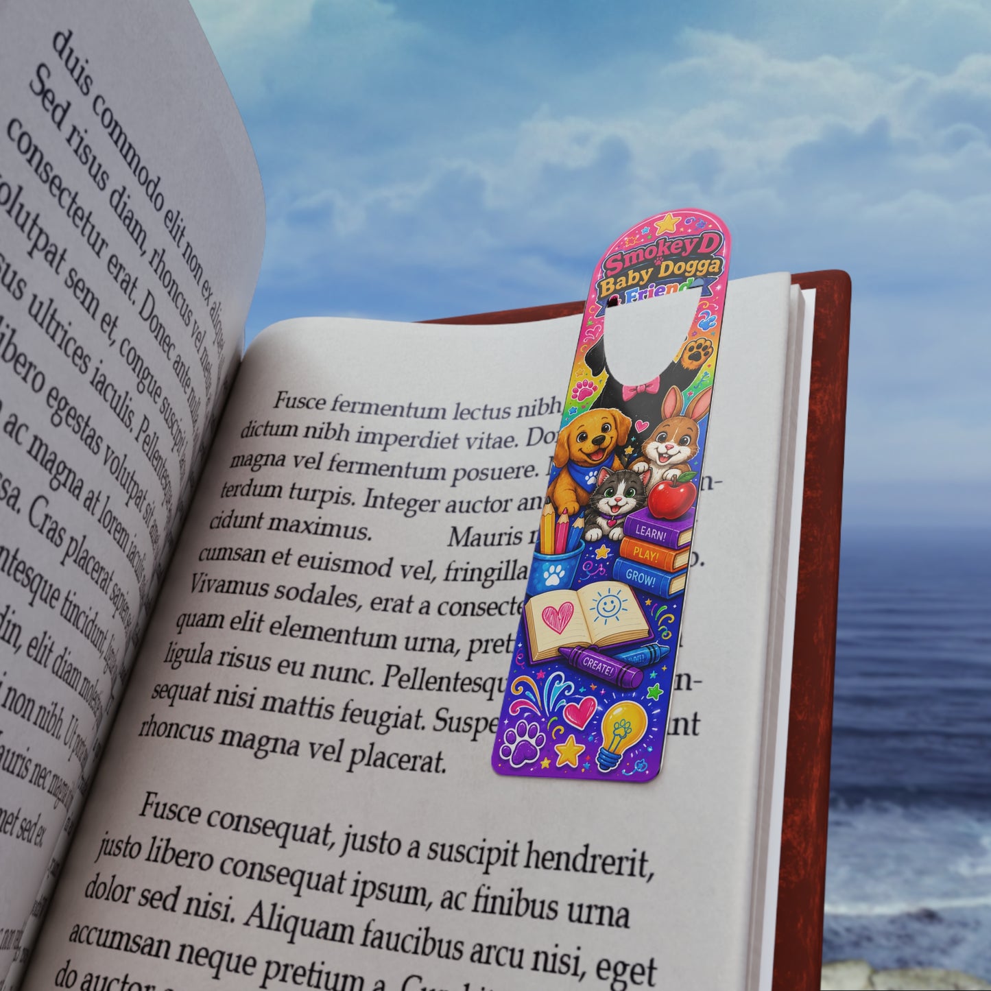 Smokey D Baby Dogga & Friends Bookmark — Colorful Kids Reading Companion
