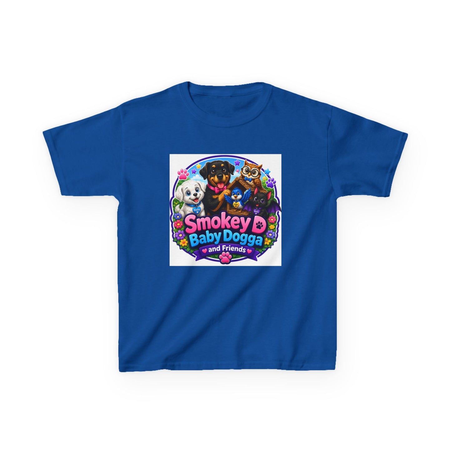 Smokey D Baby Dogga Awaits Mail Lady Ronnie Youth T-Shirt – Gildan 8000B DryBlend® Tee