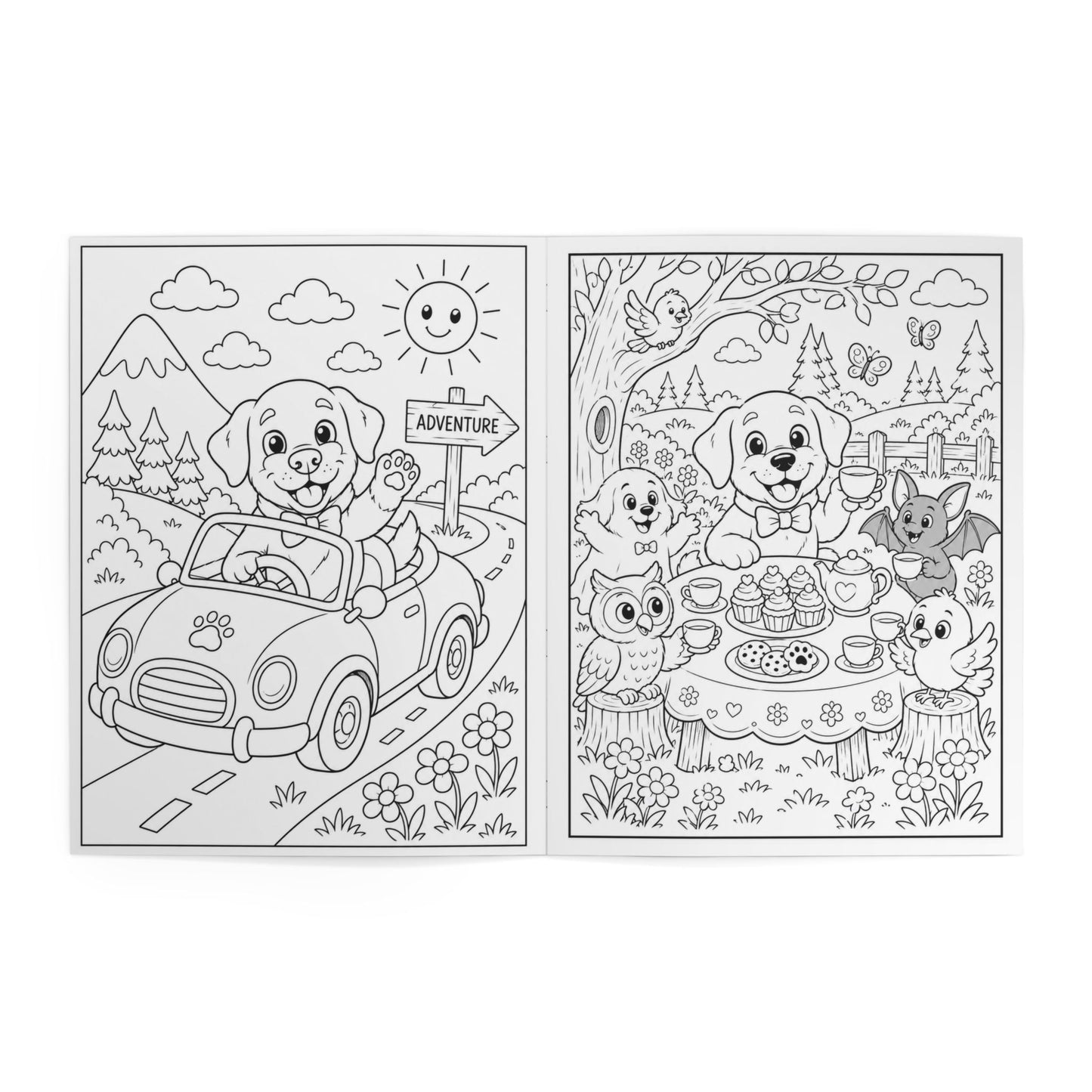 Smokey D Baby Dogga Coloring Book – 24 Fun Coloring Pages for Kids | Cute Puppy Adventure Coloring Book
