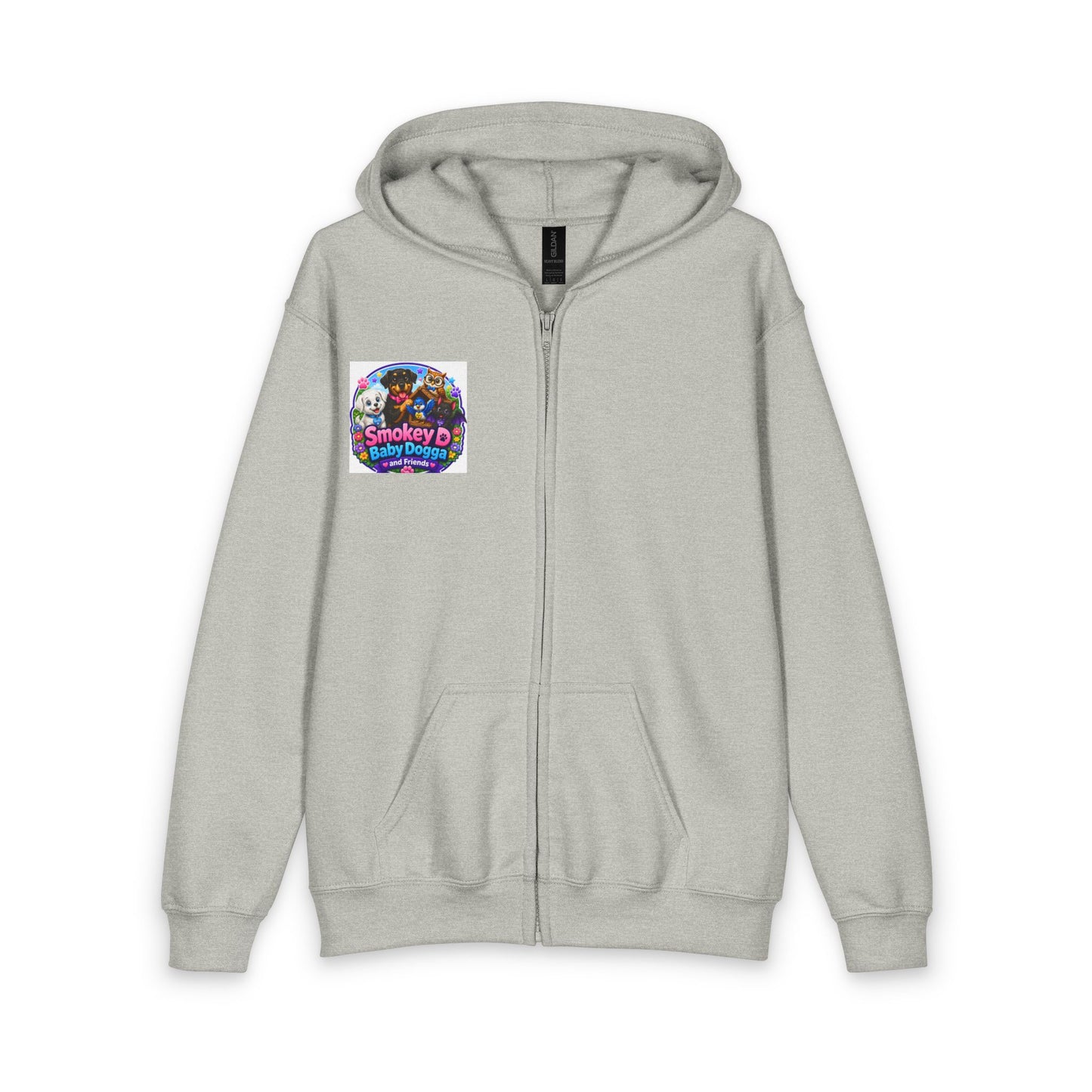 Youth Heavy Blend Zipped Hoodie