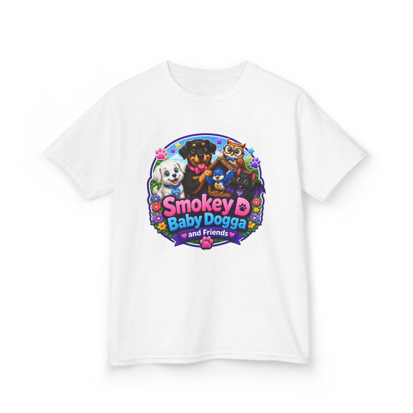 Smokey D Baby Dogga’s Cooking Adventure Youth T-Shirt – Gildan 5000B Heavy Cotton Tee