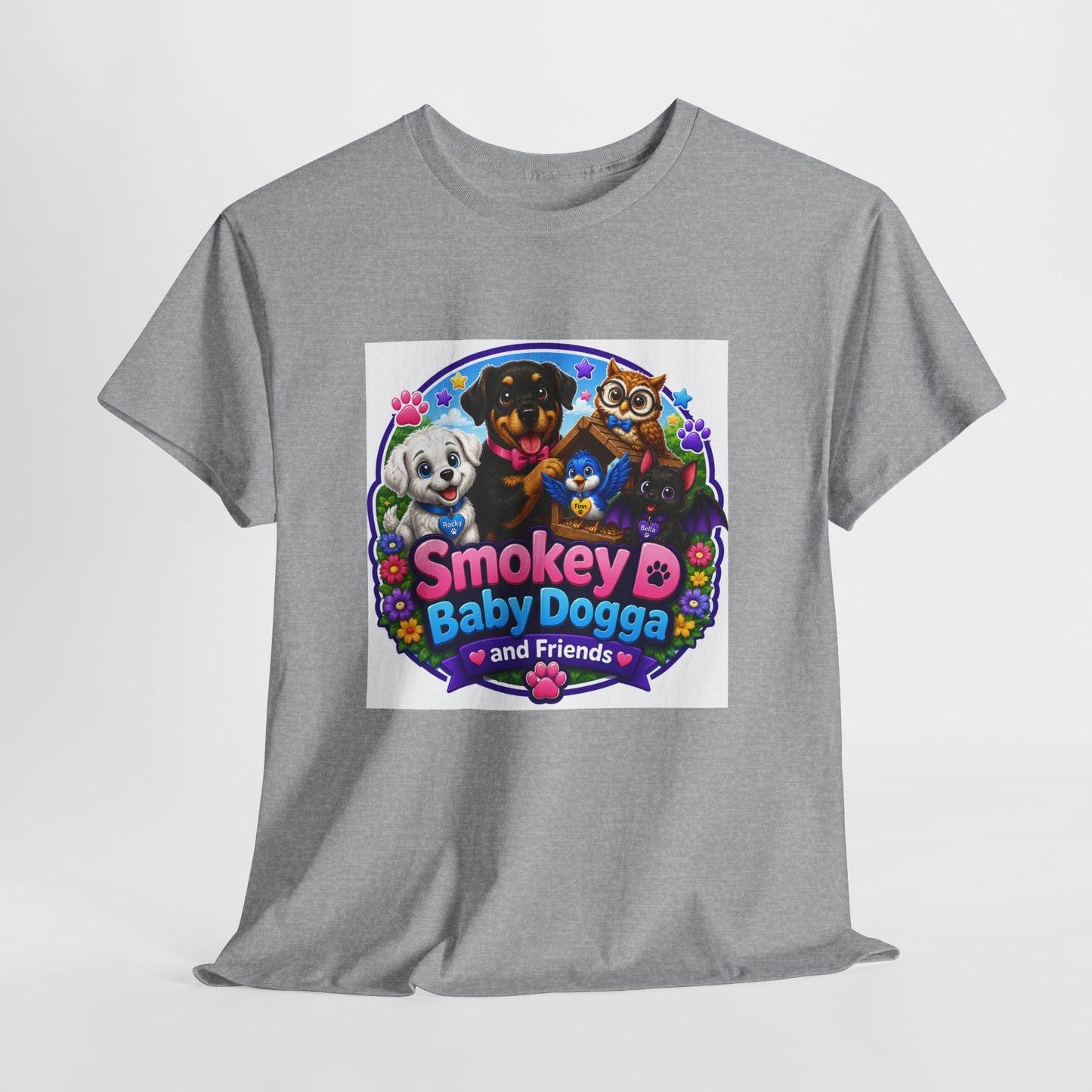 Smokey D Baby Dogga Moon Mission Unisex Heavy Cotton T-Shirt