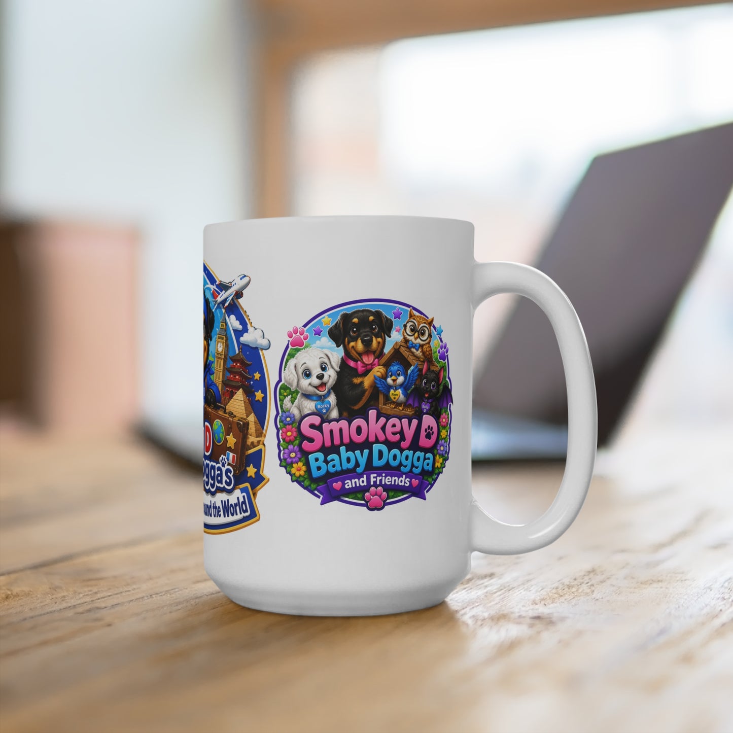 Smokey D Baby Dogga’s Amazing Trip Around the World 15 oz Mug