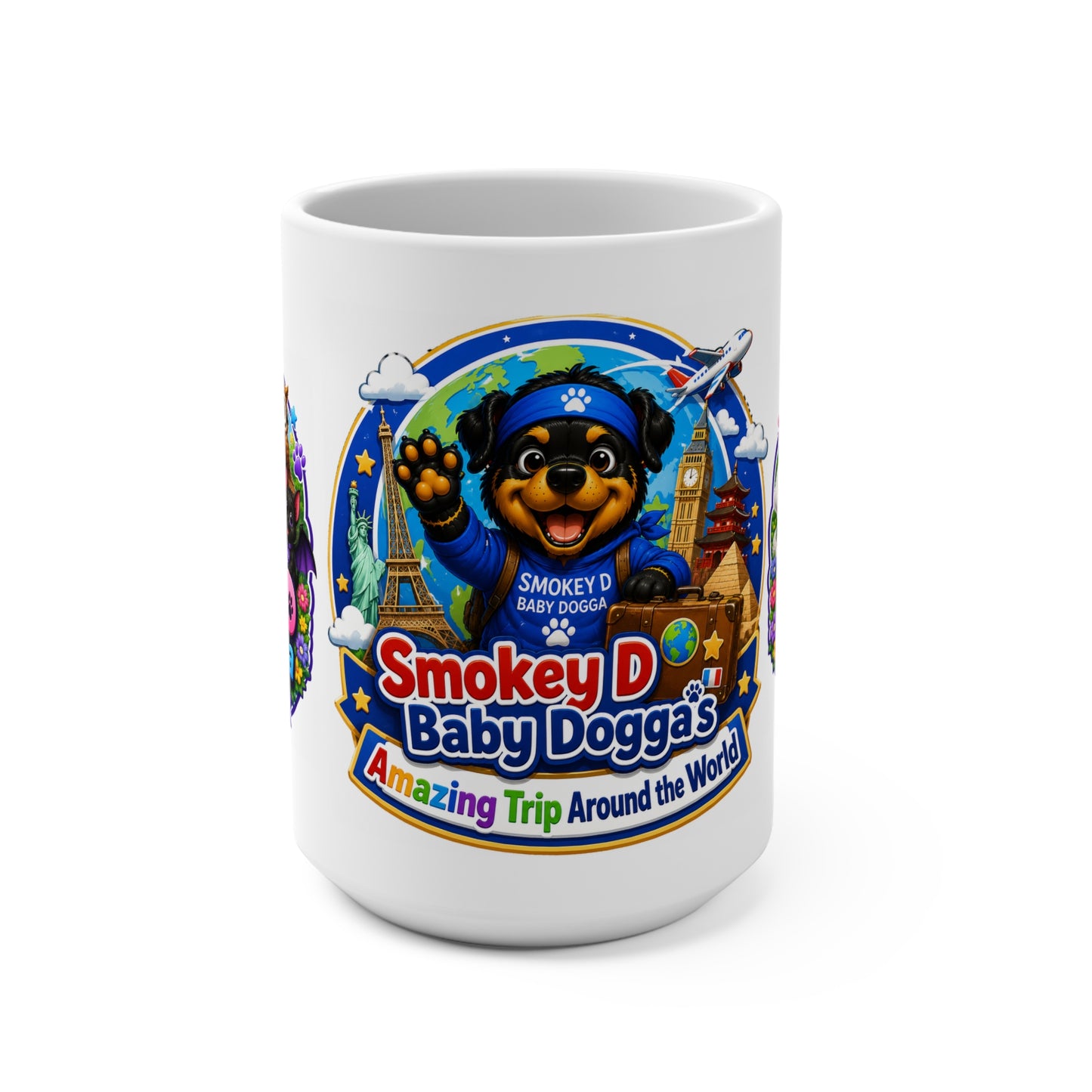 Smokey D Baby Dogga’s Amazing Trip Around the World 15 oz Mug