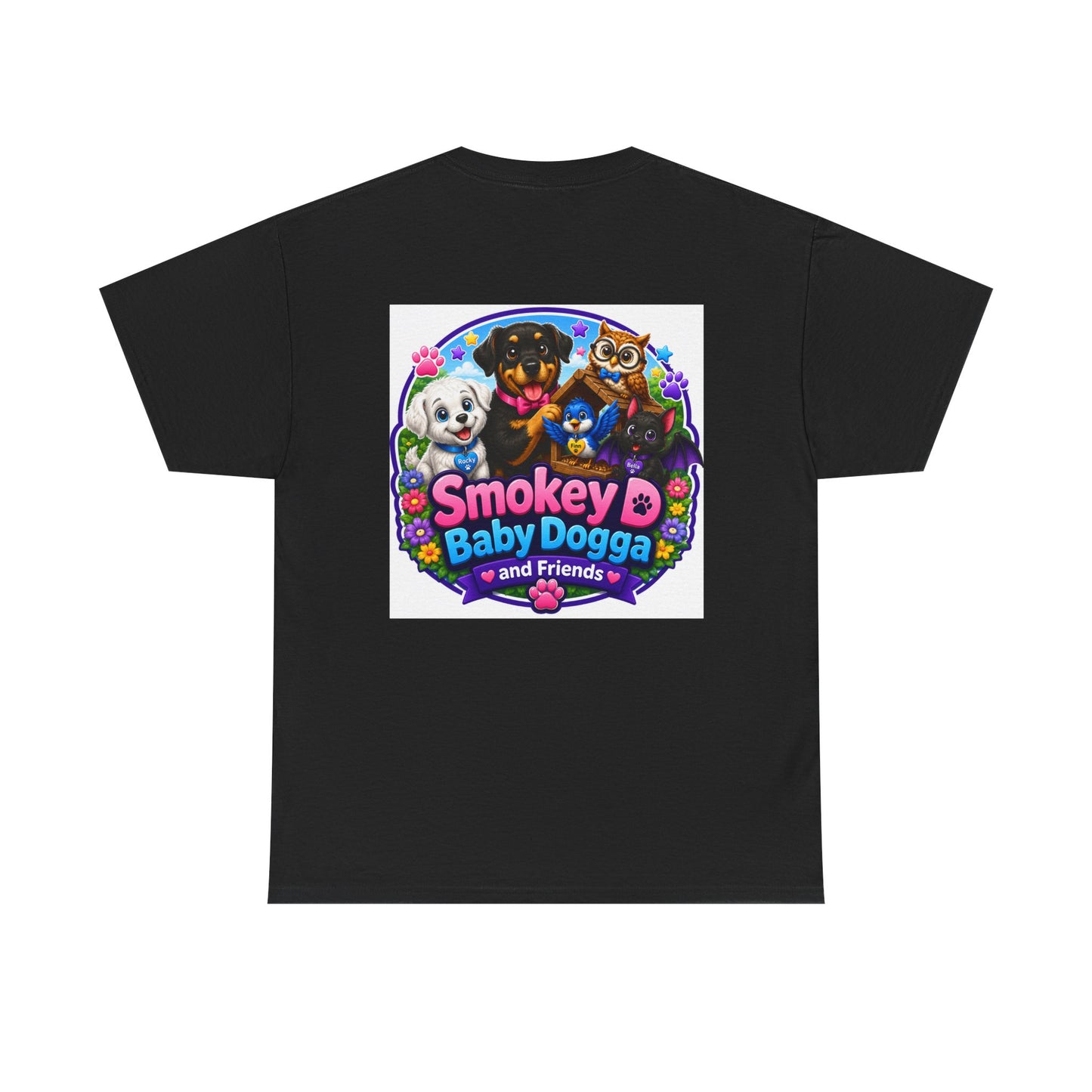 Smokey D Baby Dogga Polar Express Christmas T-Shirt – Gildan 5000 Heavy Cotton Tee