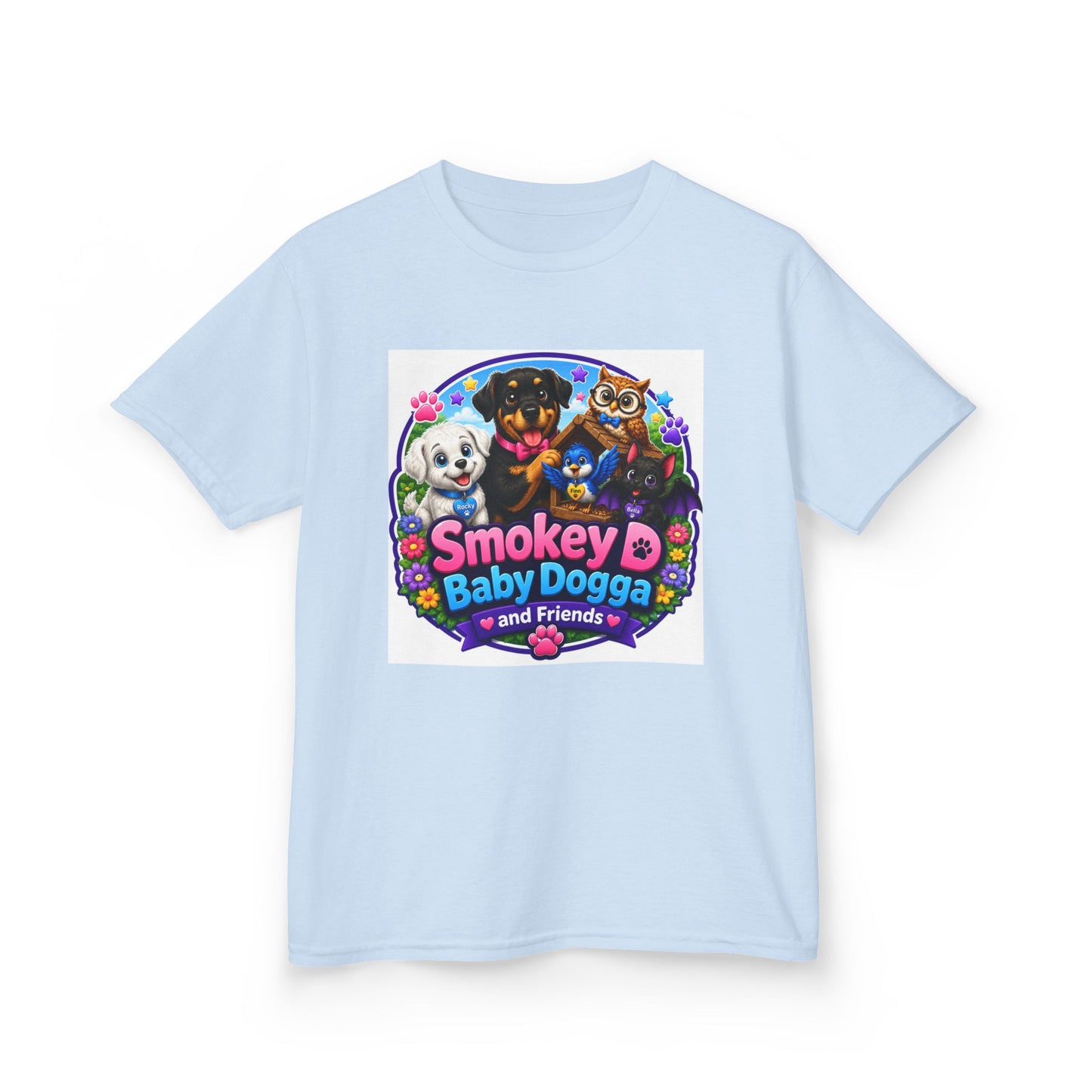 Smokey D Baby Dogga’s Cooking Adventure Youth T-Shirt – Gildan 5000B Heavy Cotton Tee
