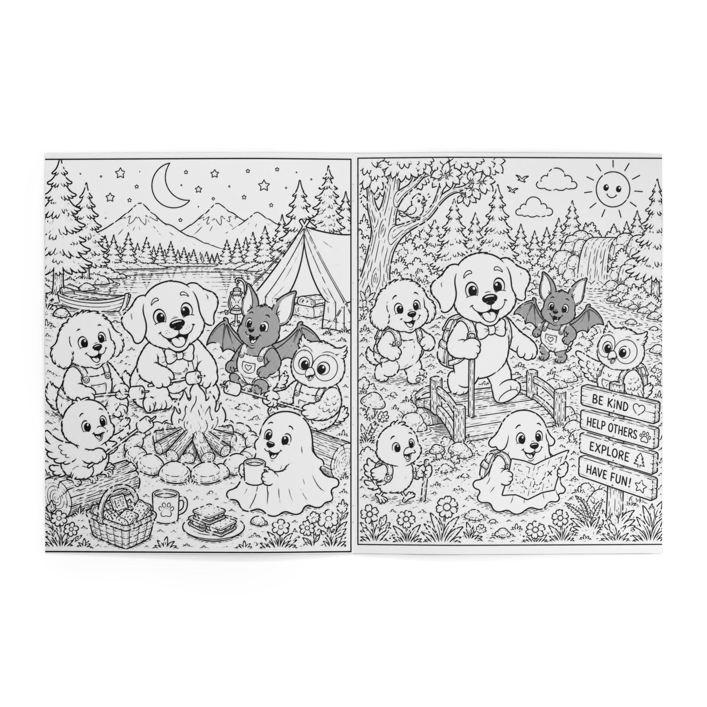 Smokey D Baby Dogga Coloring Book – 24 Fun Coloring Pages for Kids | Cute Puppy Adventure Coloring Book