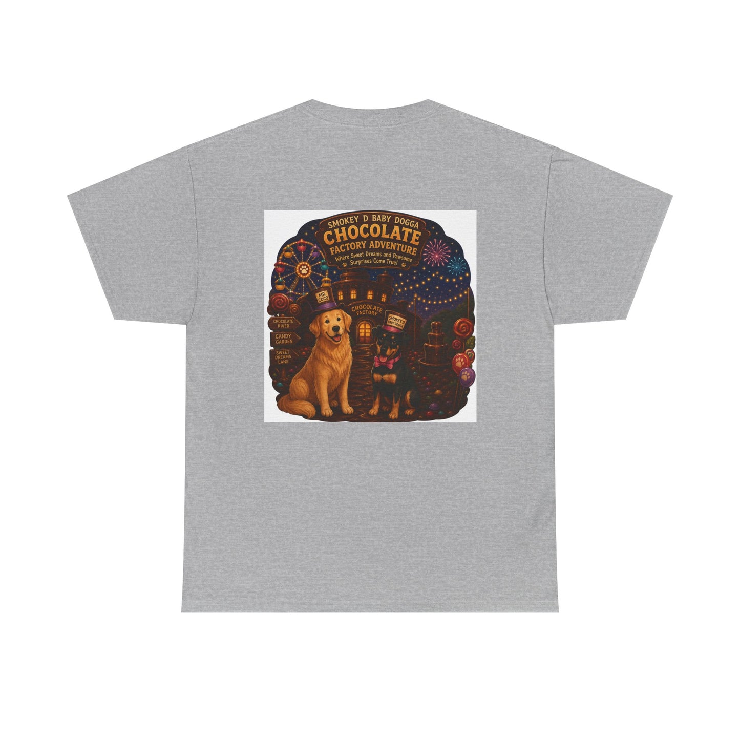 Smokey D Baby Dogga Chocolate Factory Unisex Heavy Cotton T-Shirt