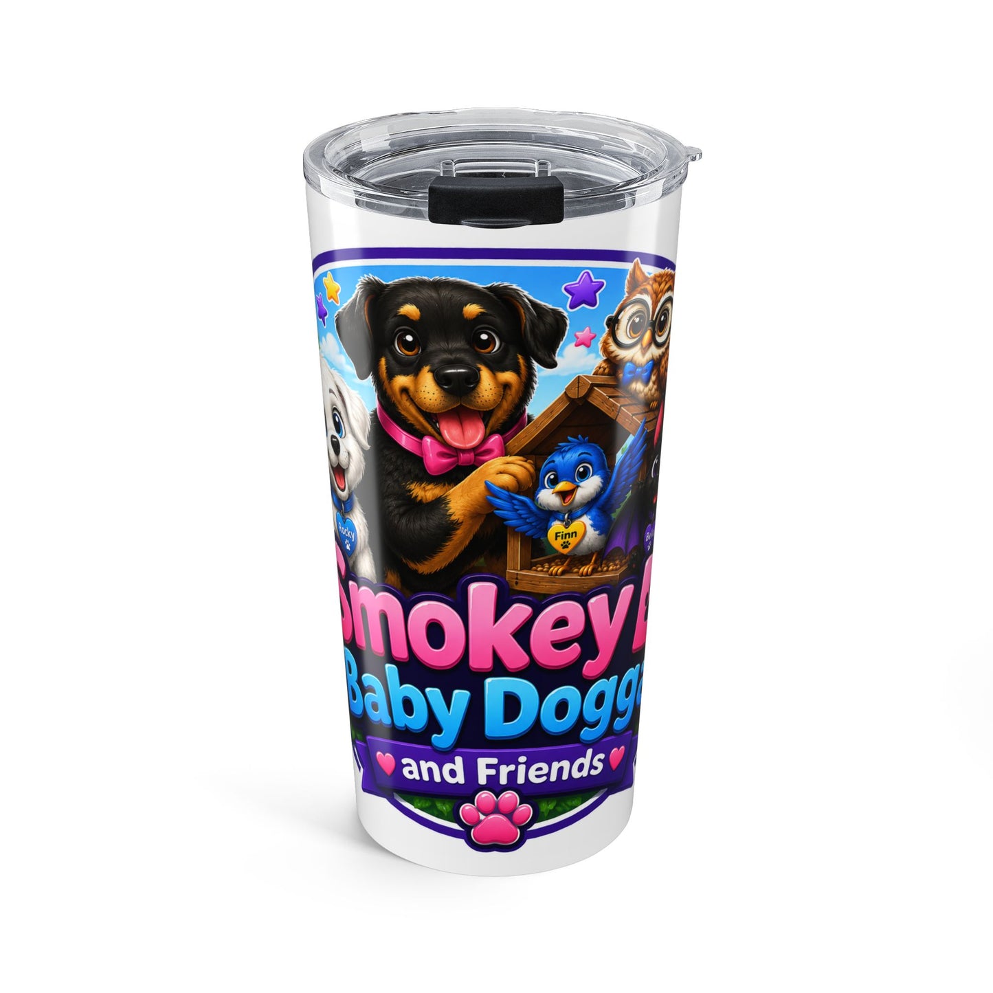 Smokey D Baby Dogga Tumbler 20oz — Smokey & Friends Cute Puppy Travel Cup