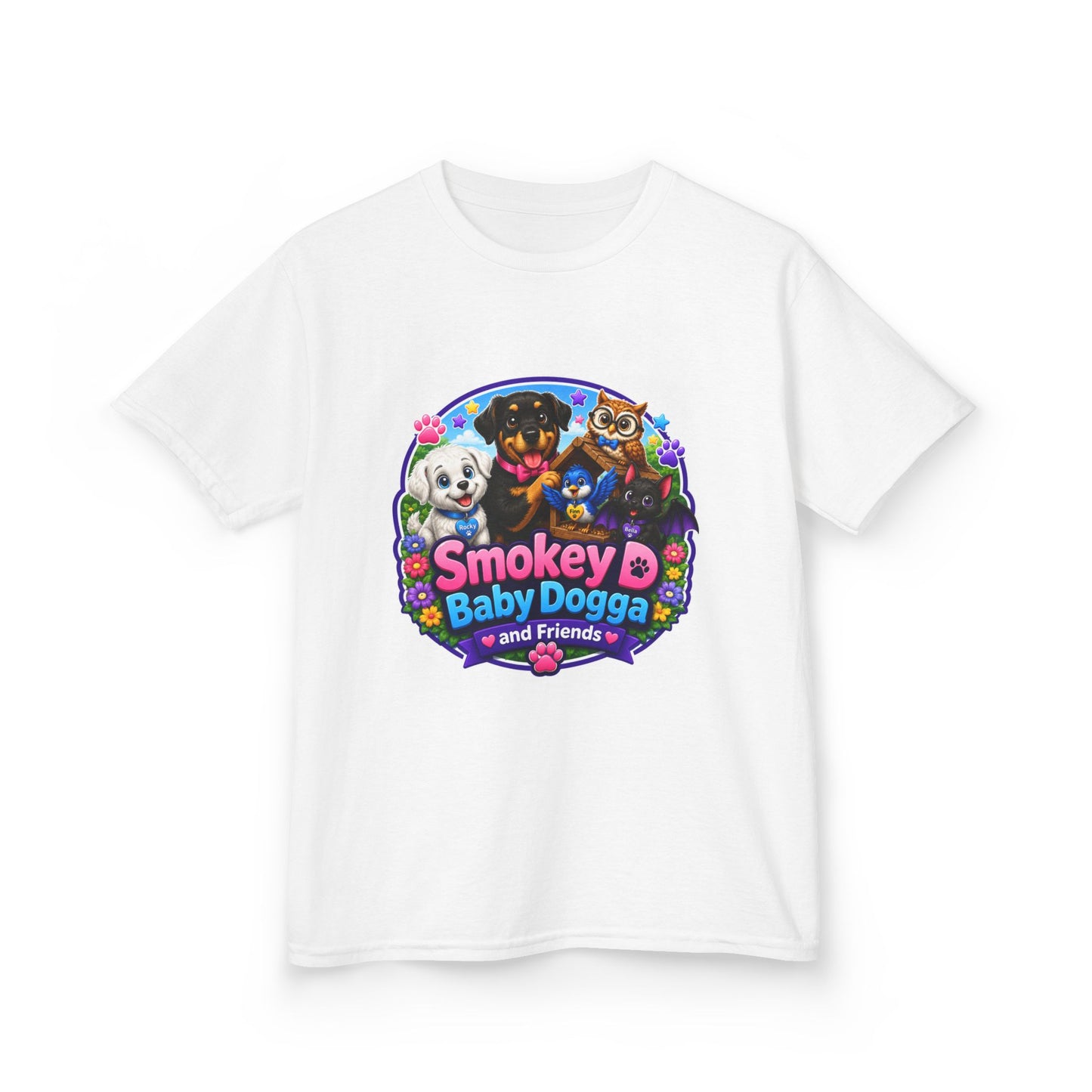 Smokey D Baby Dogga Chocolate Factory Kids Heavy Cotton Tee – Fun Children’s Graphic T-Shirt