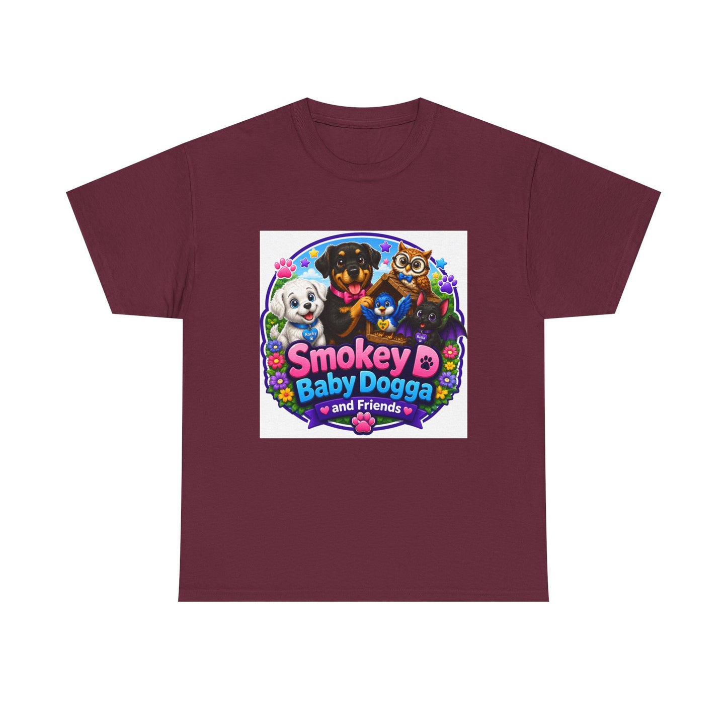 Smokey D Baby Dogga's Cooking Adventure T-Shirt – Gildan 5000 Heavy Cotton Tee