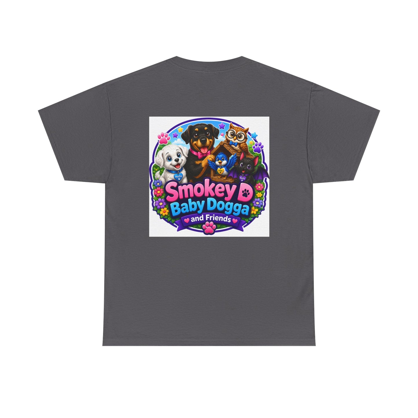 Smokey D Baby Dogga Polar Express Christmas T-Shirt – Gildan 5000 Heavy Cotton Tee