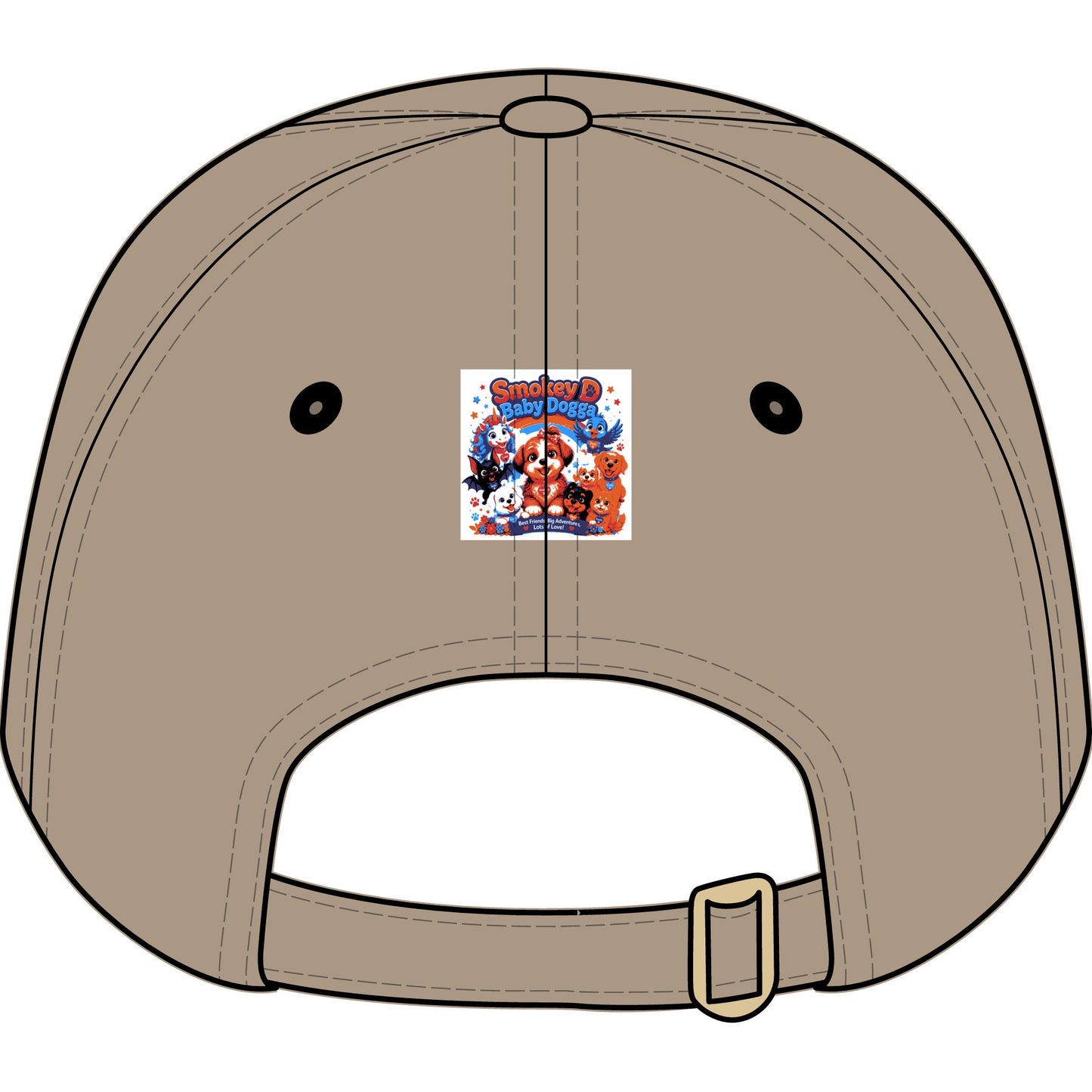 Smokey D Baby Dogga & Friends Embroidered Youth Baseball Cap –  Character Adventure Hat
