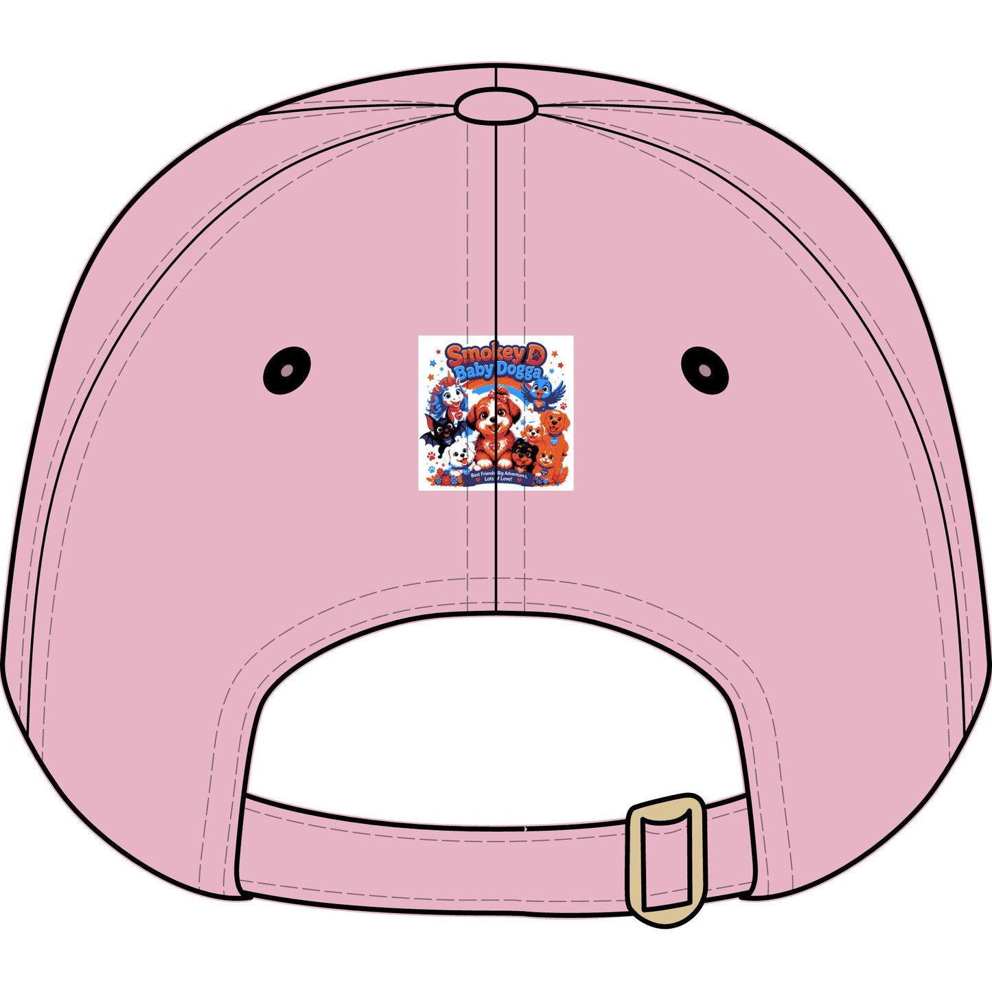 Smokey D Baby Dogga & Friends Embroidered Youth Baseball Cap –  Character Adventure Hat