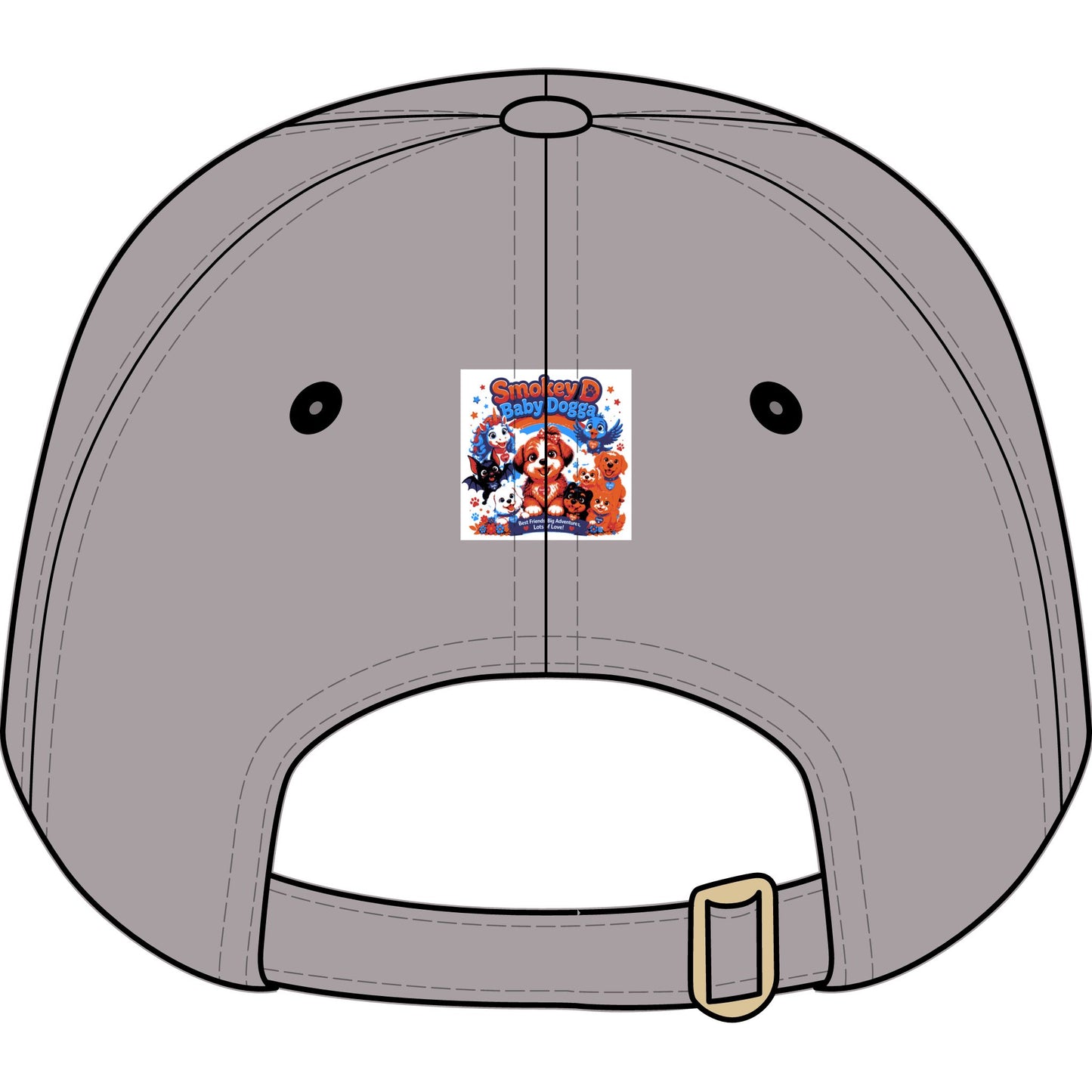 Smokey D Baby Dogga & Friends Embroidered Youth Baseball Cap –  Character Adventure Hat