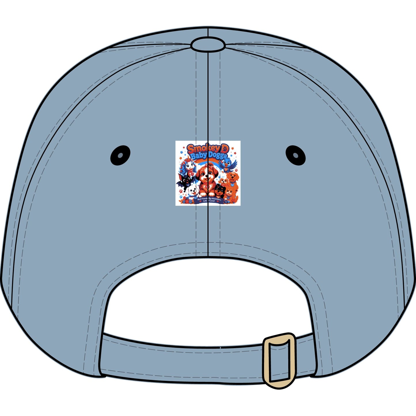 Smokey D Baby Dogga & Friends Embroidered Youth Baseball Cap –  Character Adventure Hat
