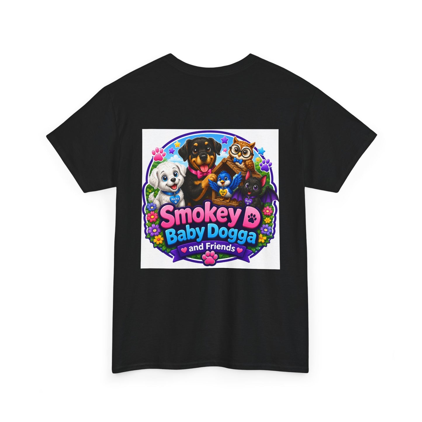 Smokey D Baby Dogga Polar Express Christmas T-Shirt – Gildan 5000 Heavy Cotton Tee