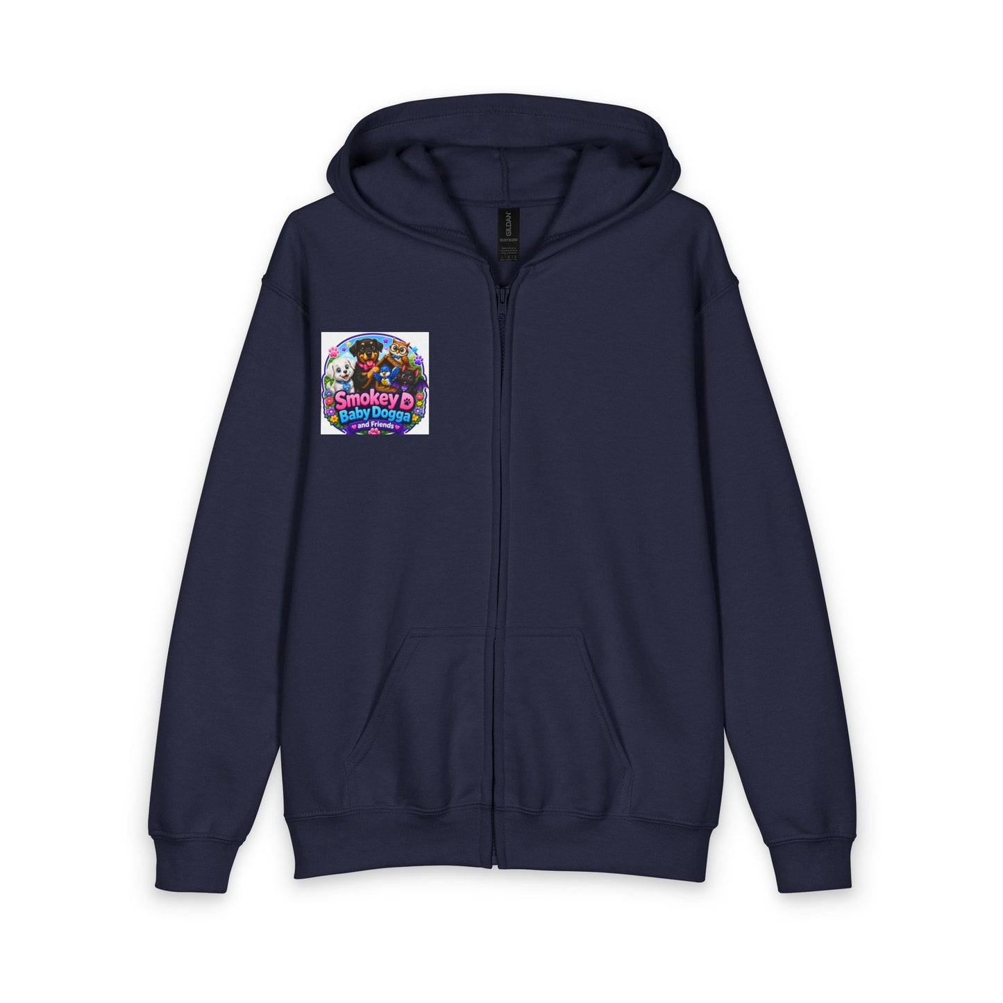 Youth Heavy Blend Zipped Hoodie