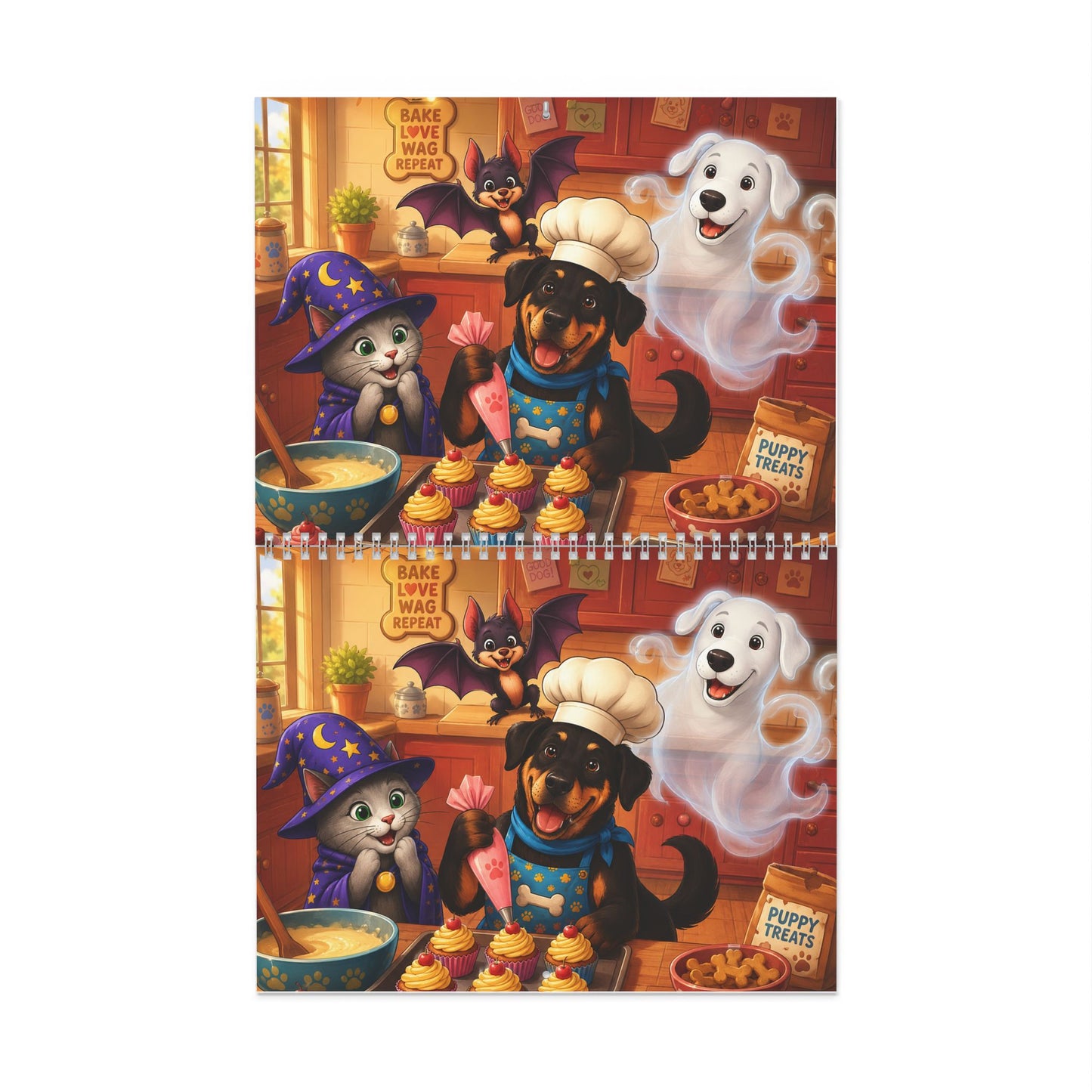 Smokey D Baby Dogga and Friends 2027 Wall Calendar | 12-Month Family Calendar Featuring Cute Animal Adventures | Full-Color Kids & Dog Lover Gift