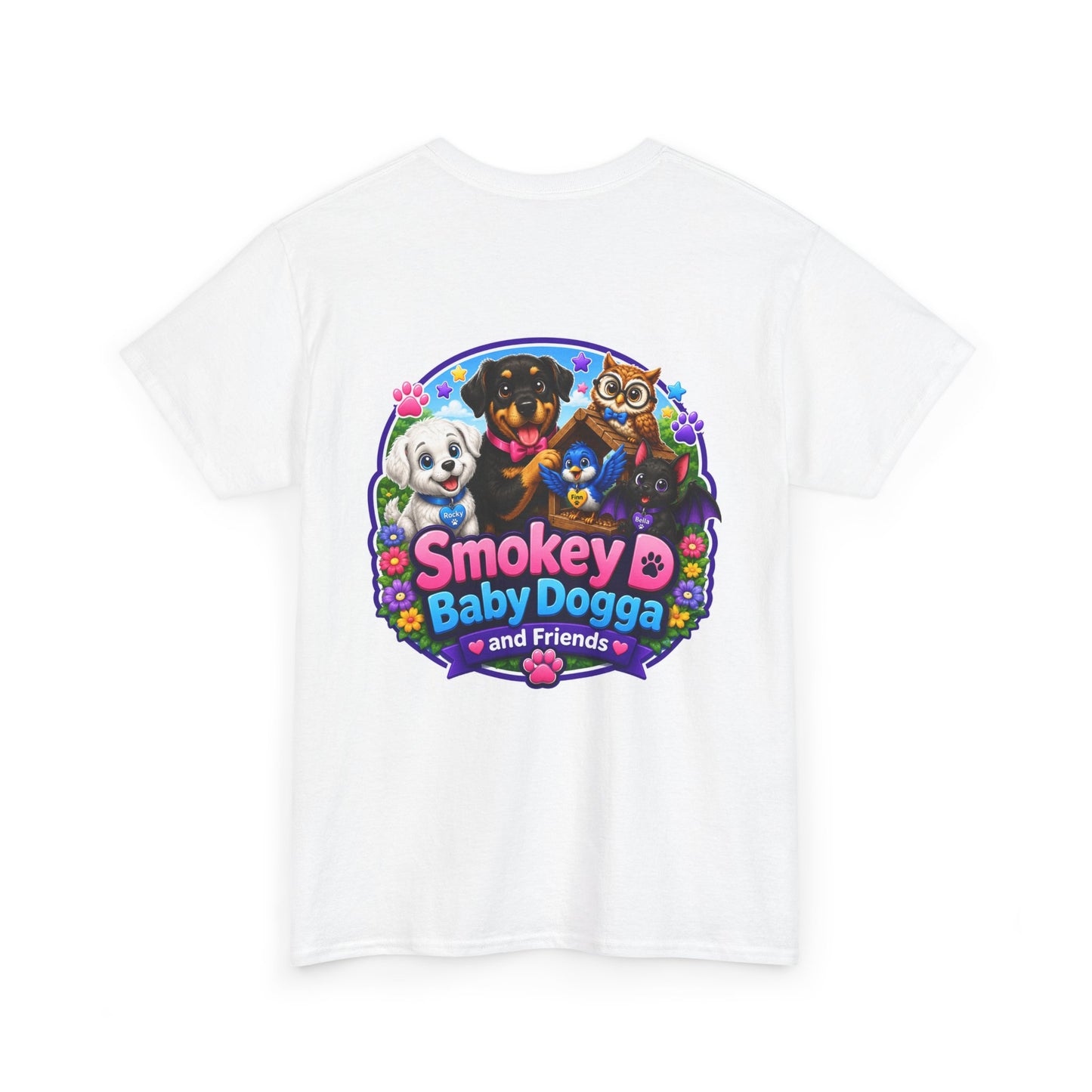 Smokey D Baby Dogga Polar Express Christmas T-Shirt – Gildan 5000 Heavy Cotton Tee
