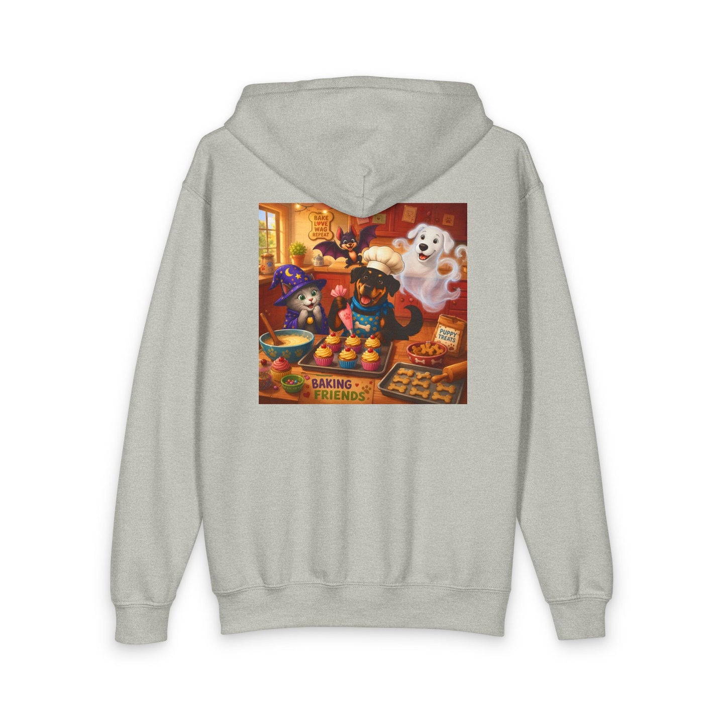 Youth Heavy Blend Zipped Hoodie