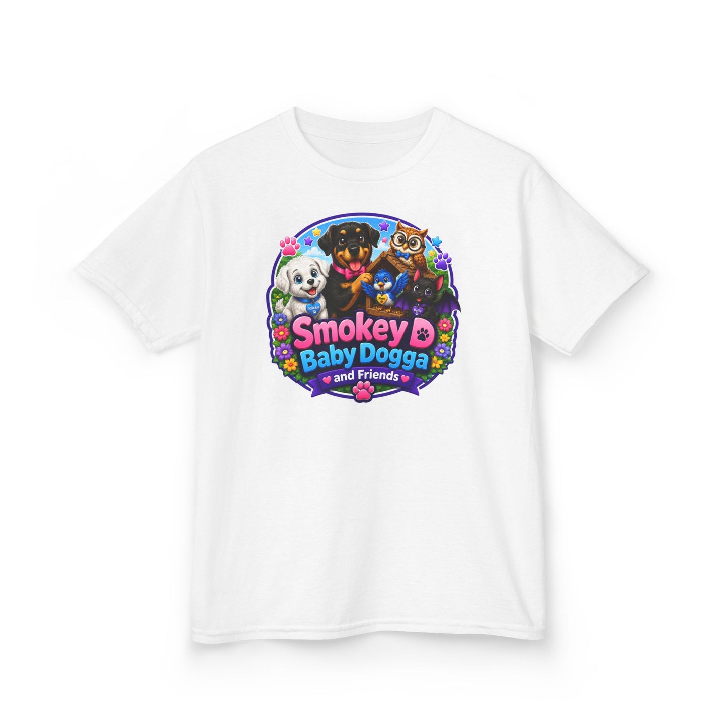 Smokey D Baby Dogga’s Lake Adventure Youth T-Shirt – Gildan 5000B Heavy Cotton Tee