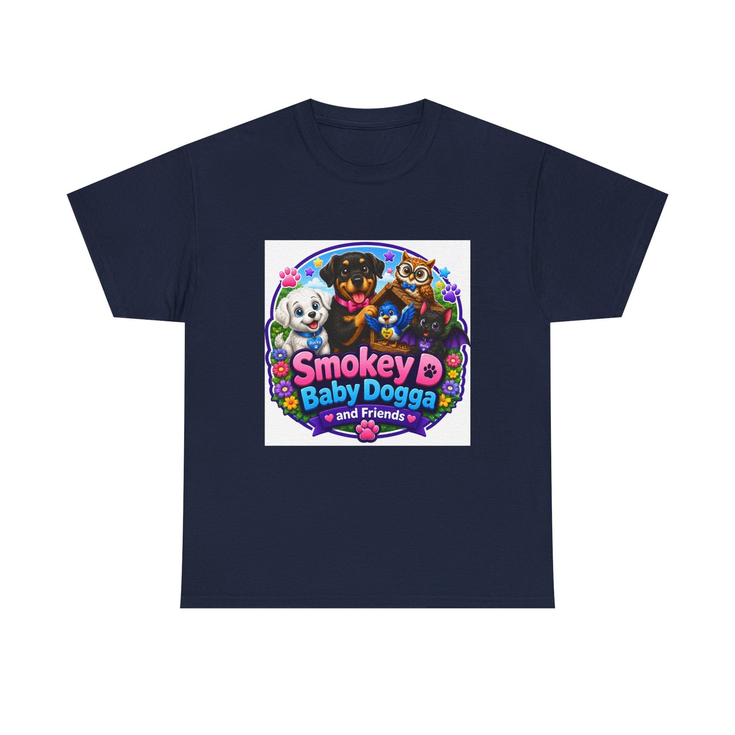 Smokey D Baby Dogga Moon Mission Unisex Heavy Cotton T-Shirt