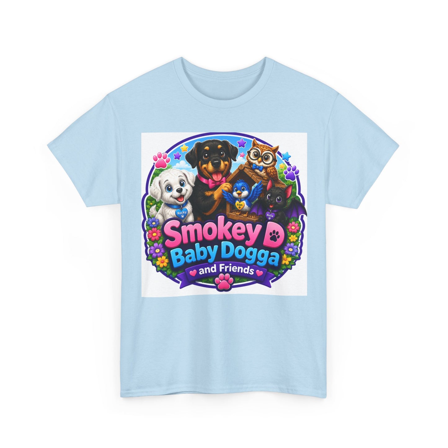 Smokey D Baby Dogga’s Lake Adventure T-Shirt – Gildan 5000 Heavy Cotton Tee